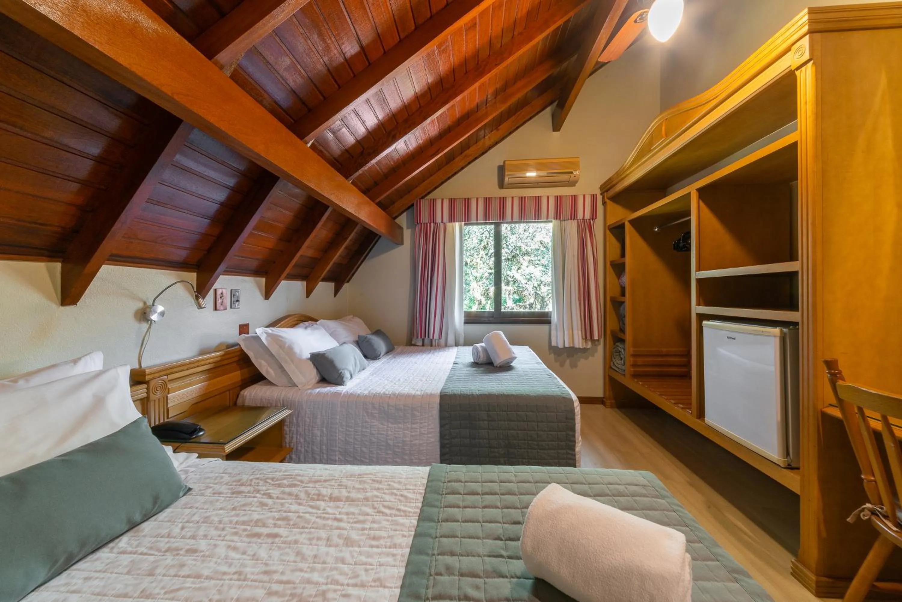 Bed in Pousada Monte Felice Recanto da Lua