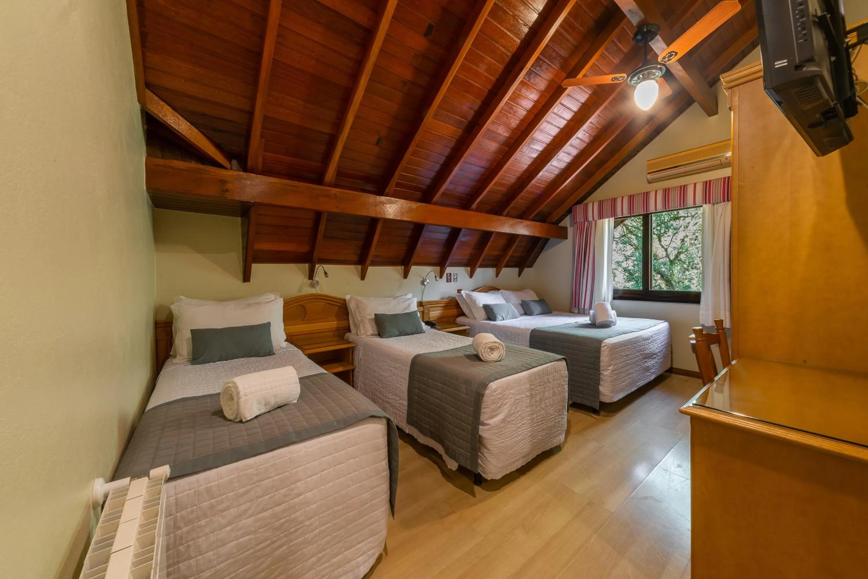 Bed in Pousada Monte Felice Recanto da Lua