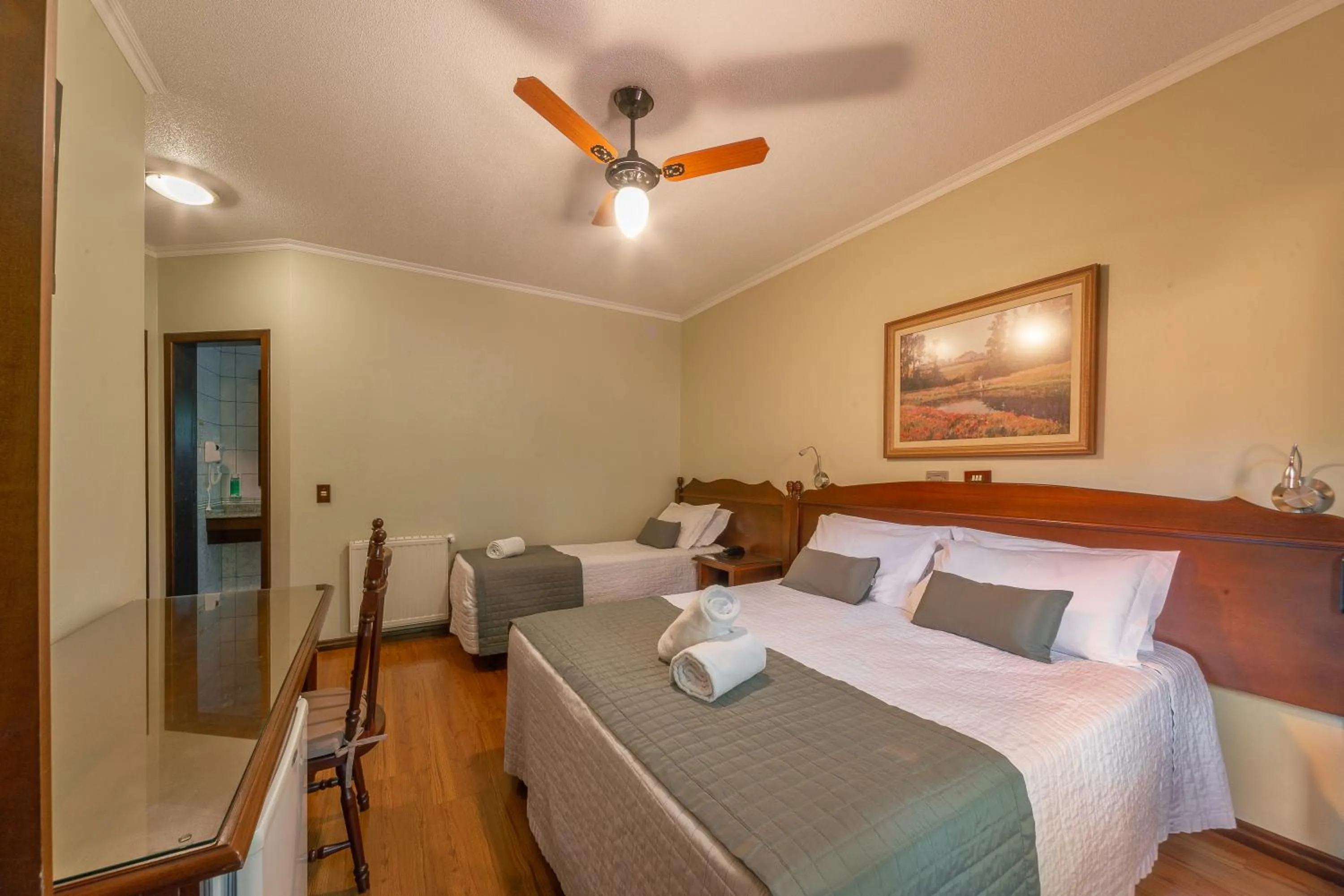 Bed in Pousada Monte Felice Recanto da Lua