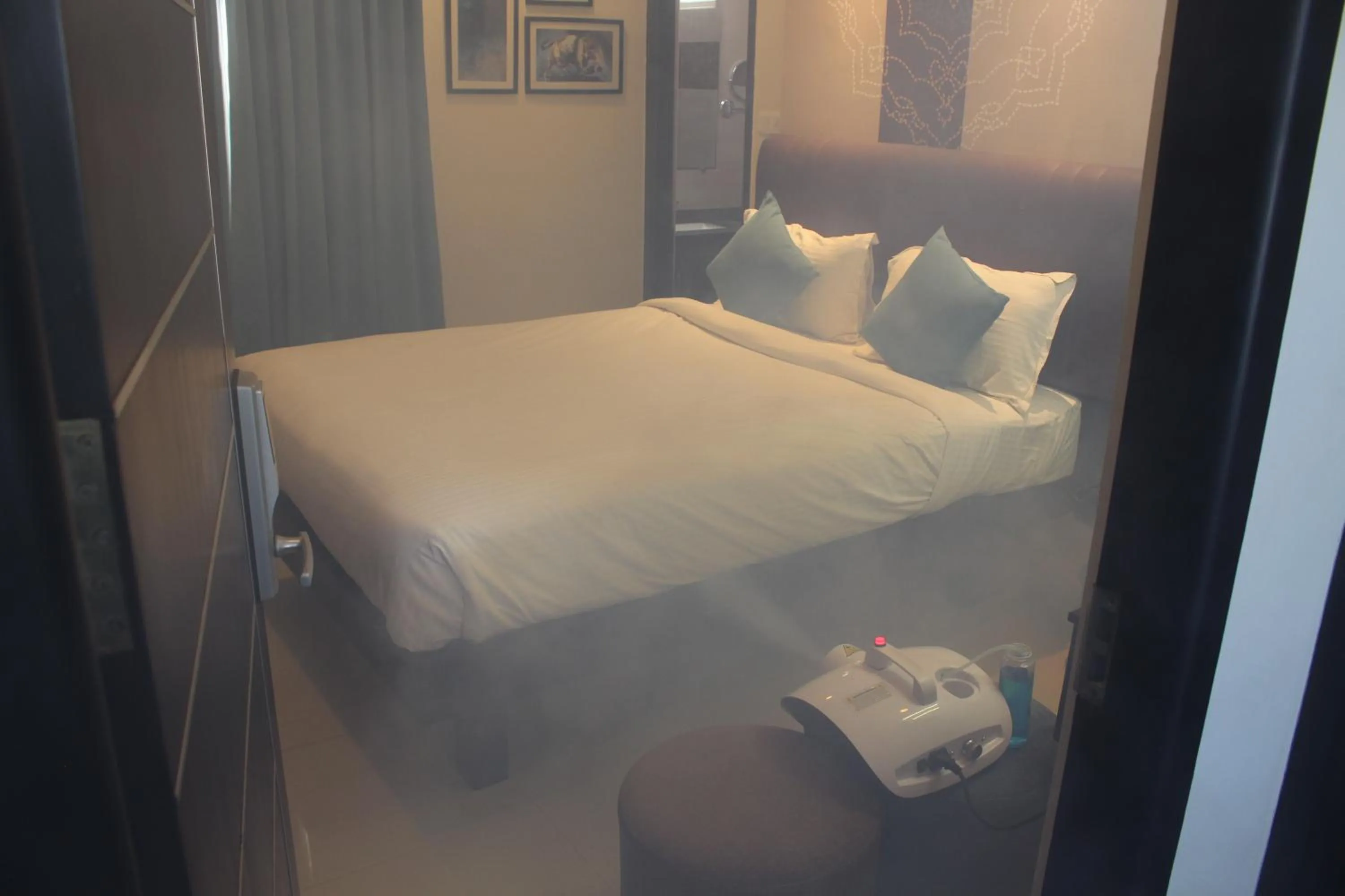 View (from property/room), Bed in The Bull Boutique Hotel