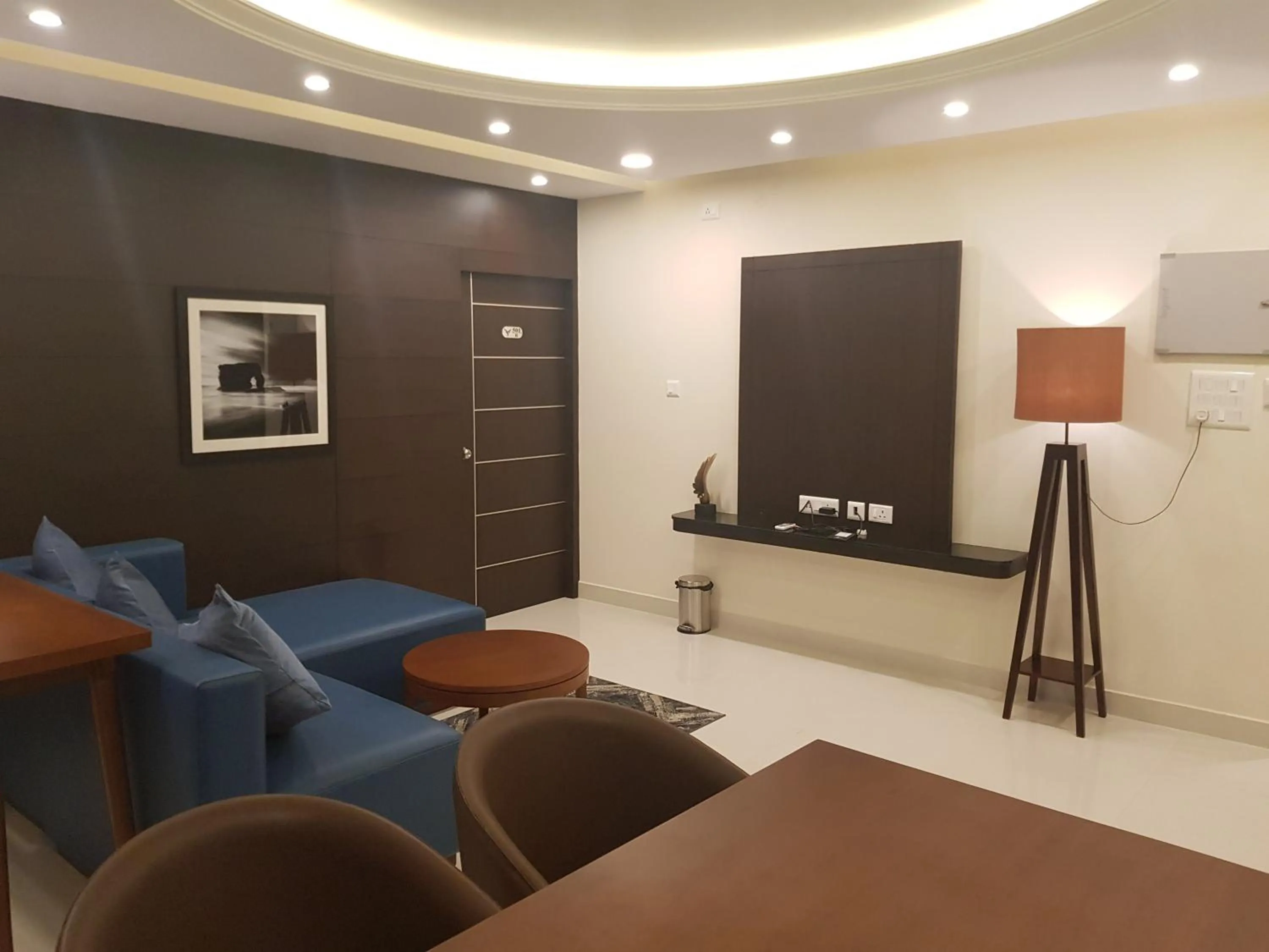 Seating area in The Bull Boutique Hotel