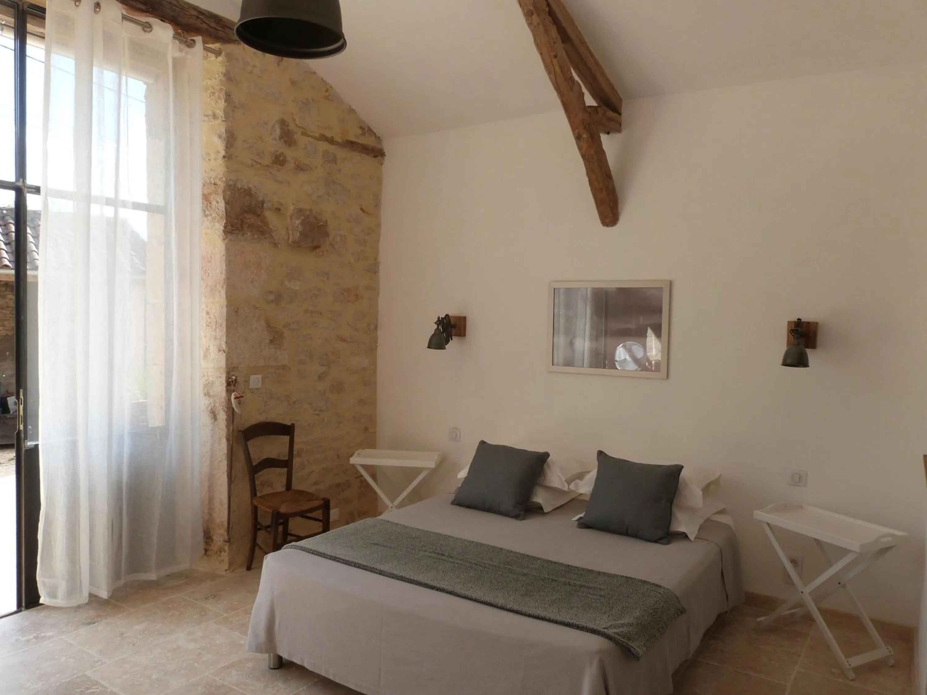 Bed in Chambres d'hotes Le Plassalou