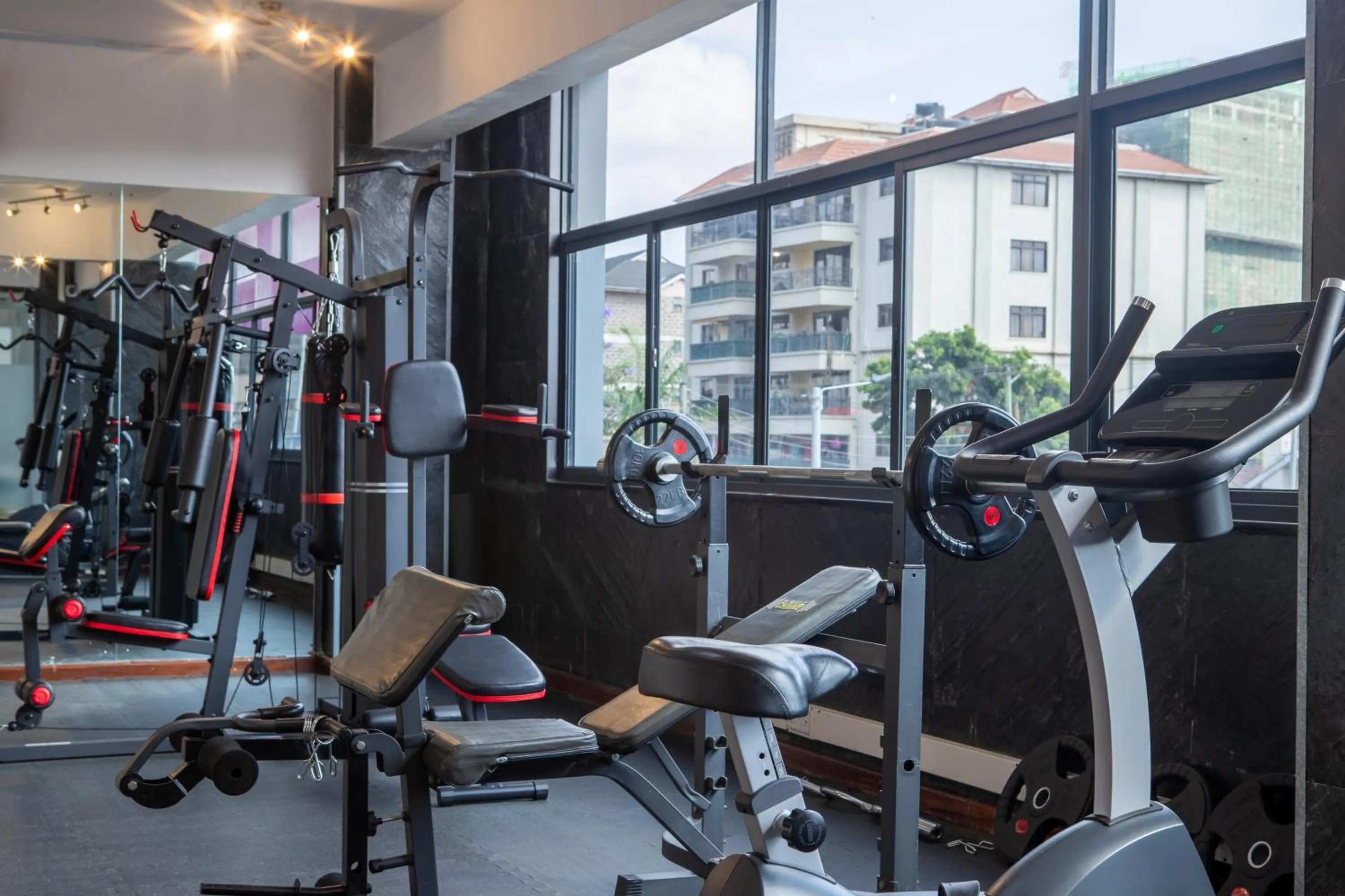 Fitness centre/facilities in The Emory Hotel