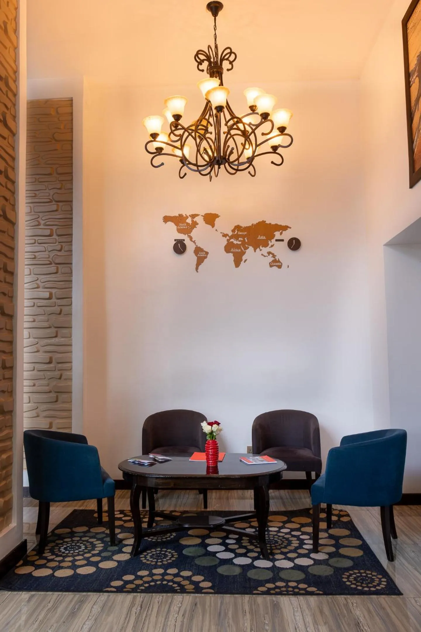 Seating area in The Emory Hotel