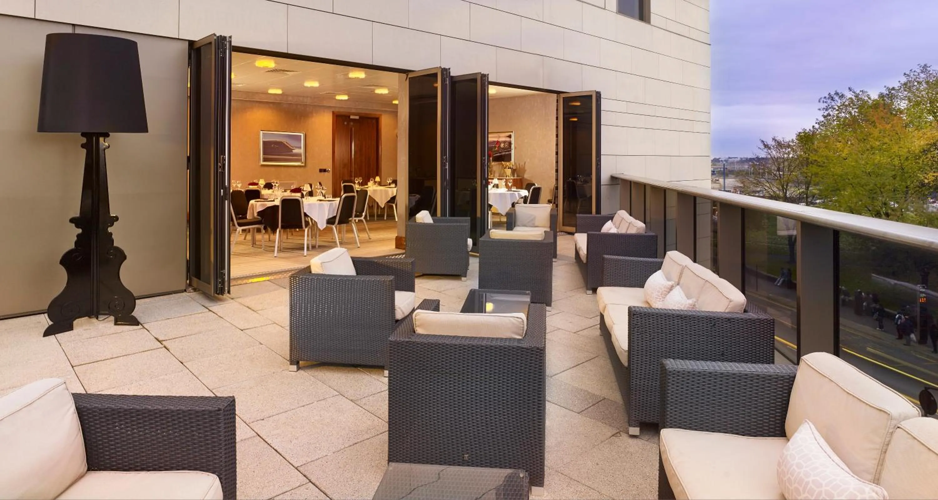 Balcony/Terrace in Clayton Hotel Birmingham