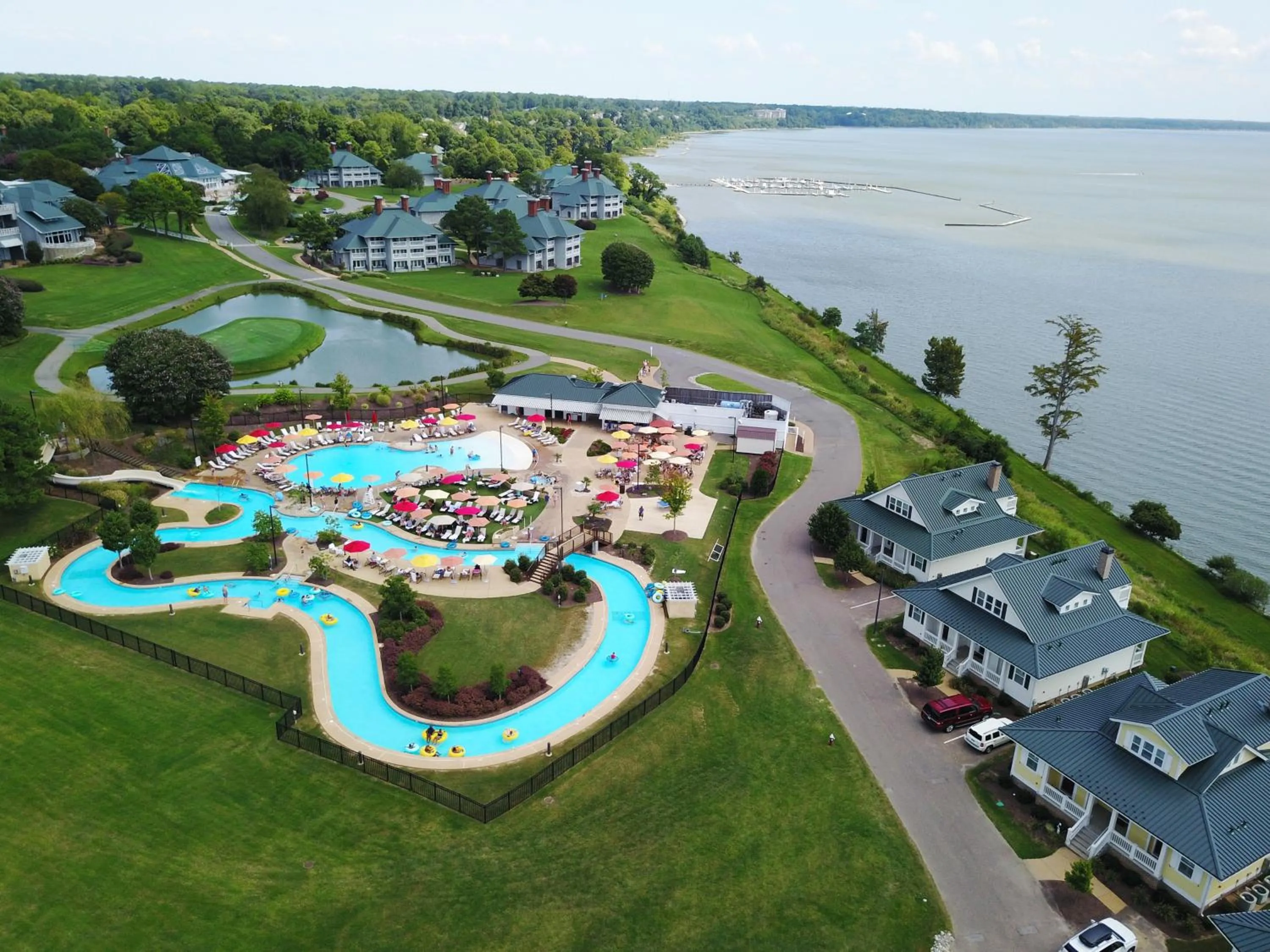 Aqua park in Kingsmill Resort