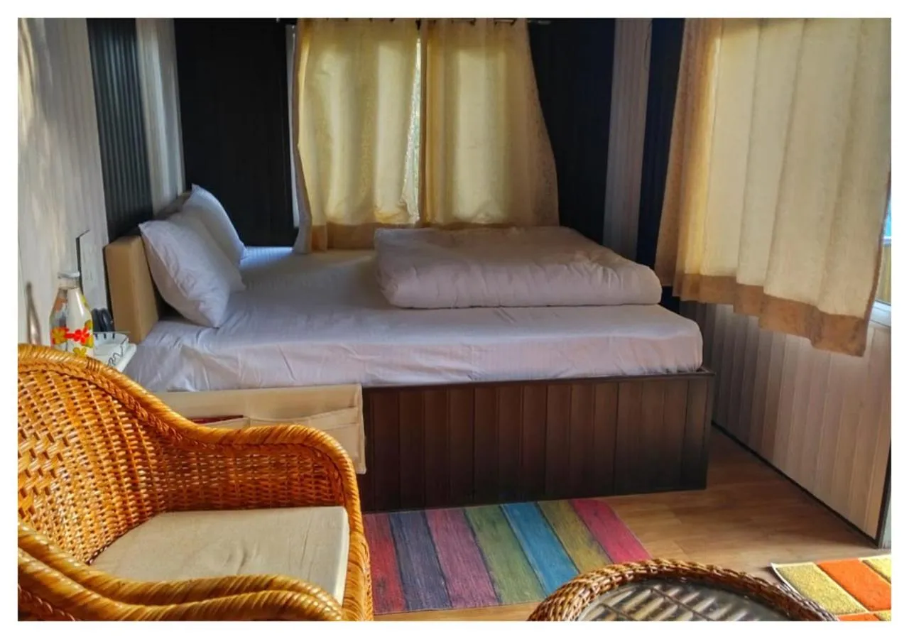 Bedroom, Bed in The Cocoon Camps & nature Resorts