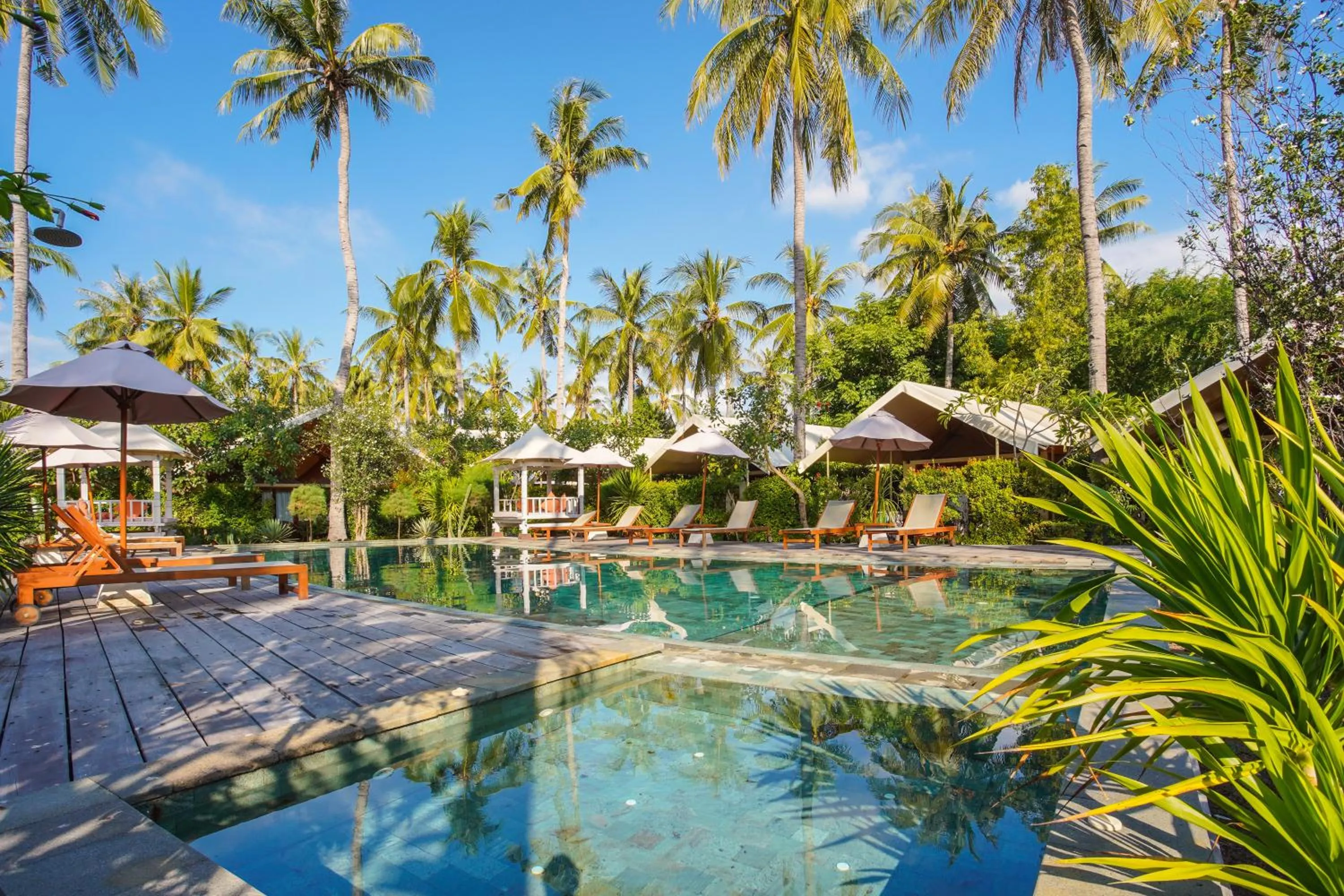 Garden in Gili Tenda