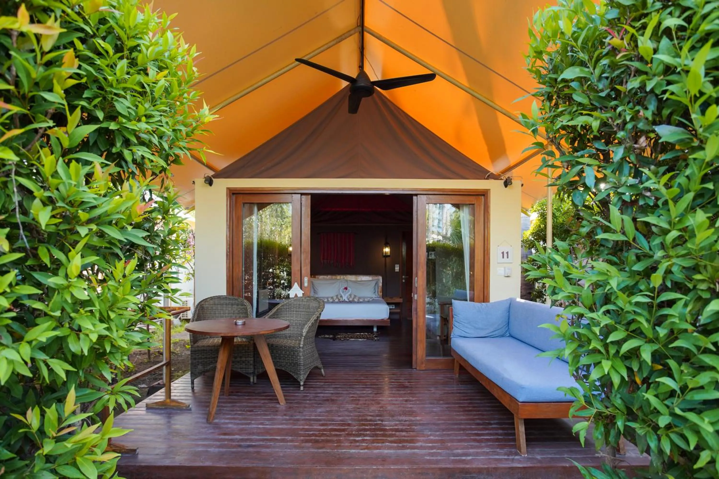 Garden in Gili Tenda