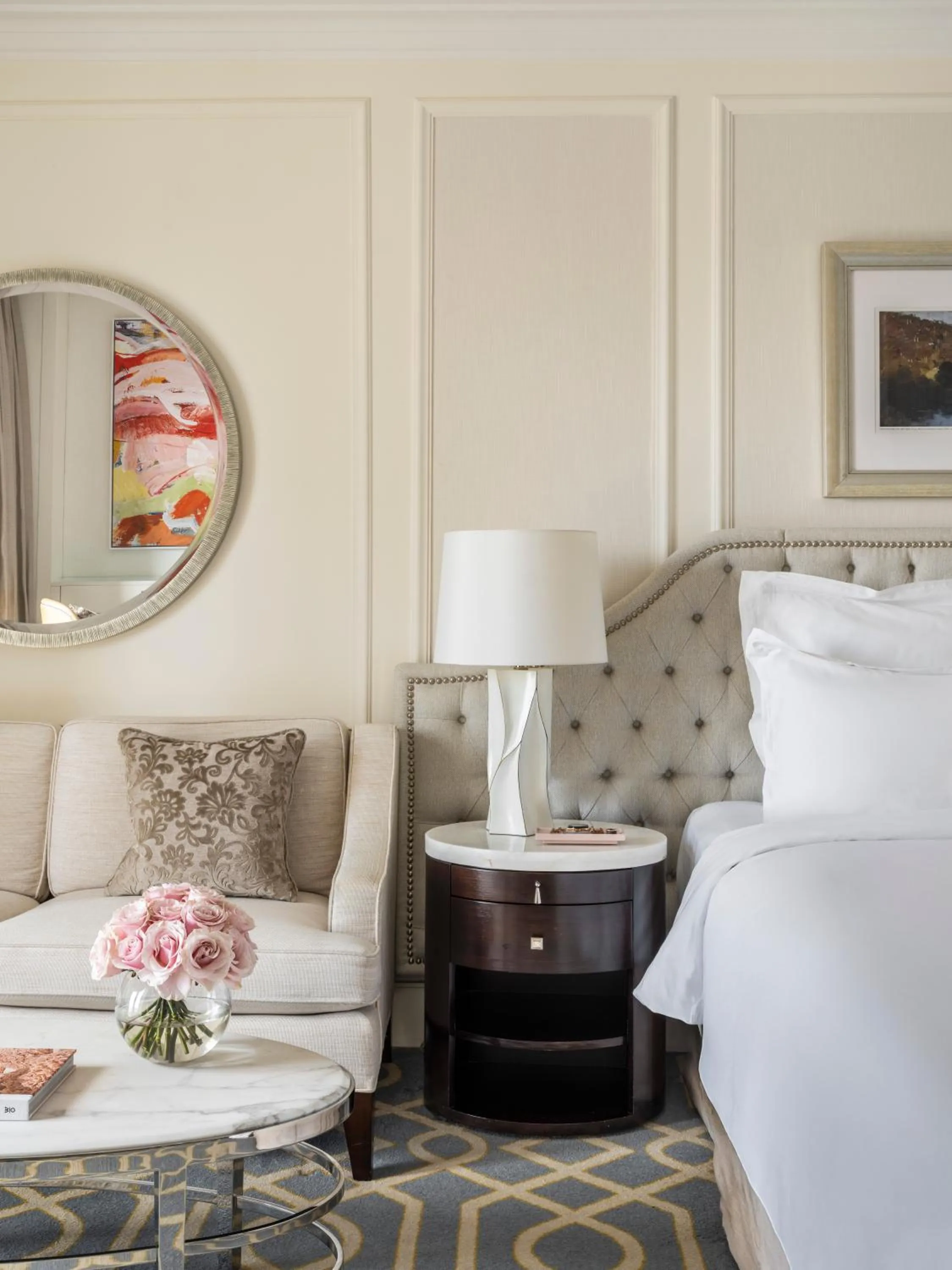 Bed in The Langham Sydney