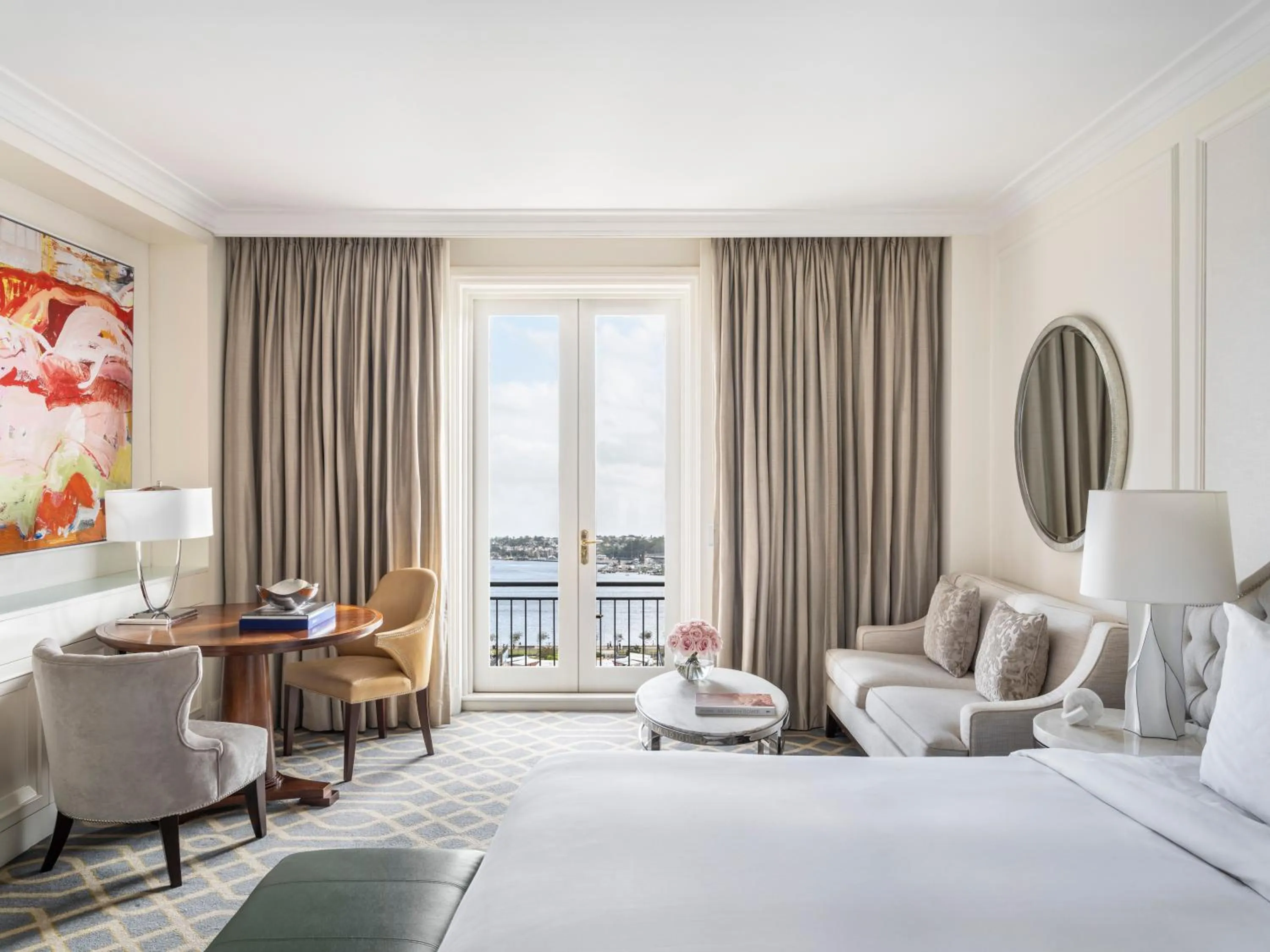 Bedroom, Bed in The Langham Sydney