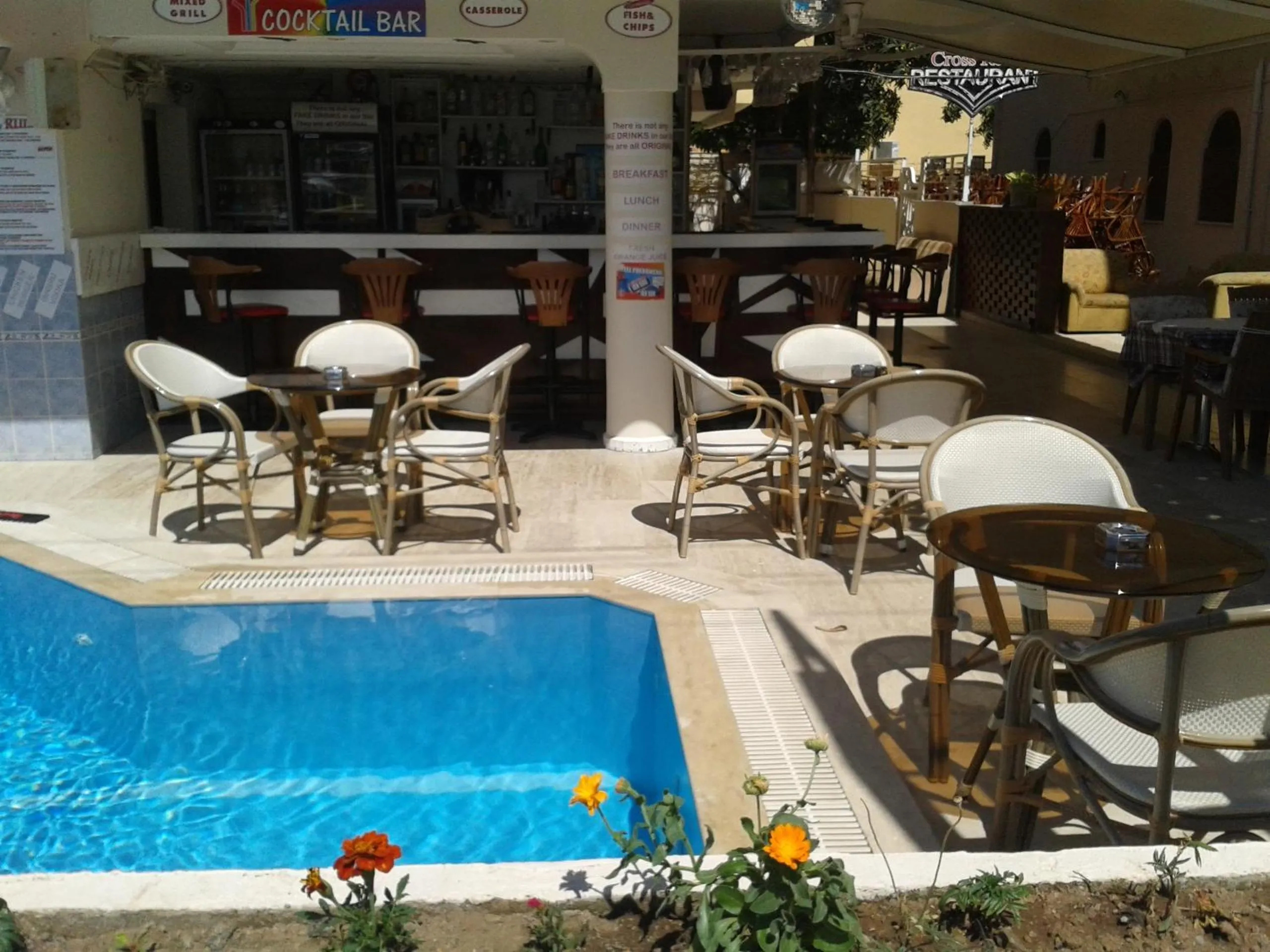 Swimming pool in Defne & Zevkim Hotel