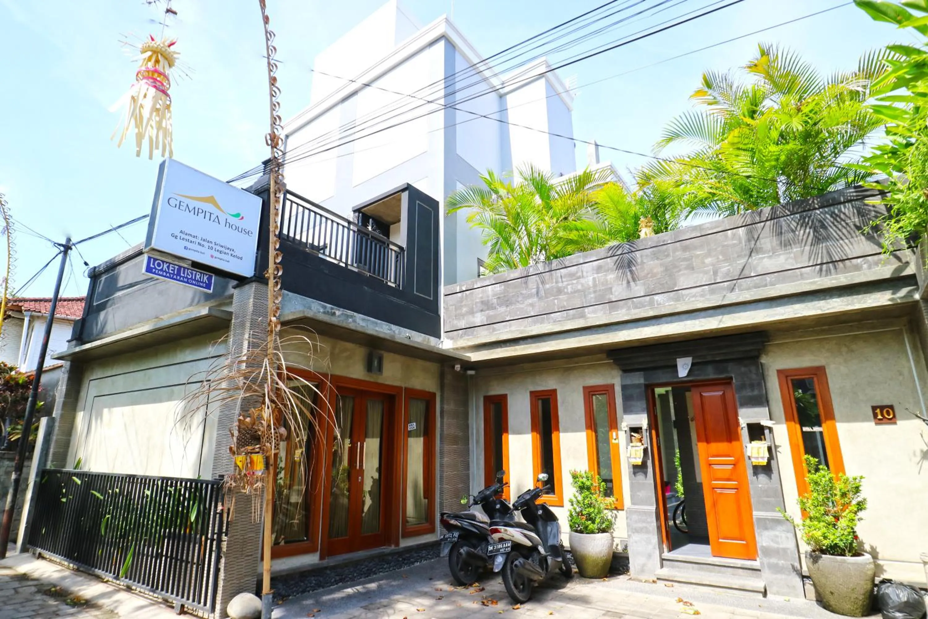 Property building in Gempita House Legian Bali