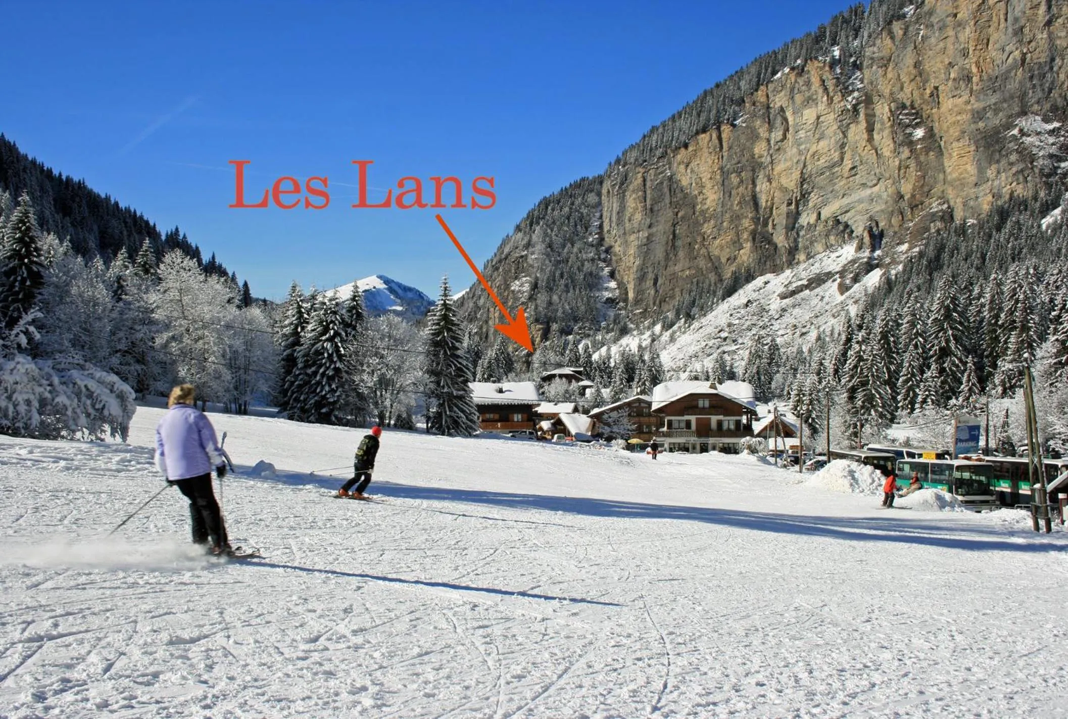 Winter in Hotel Les Lans