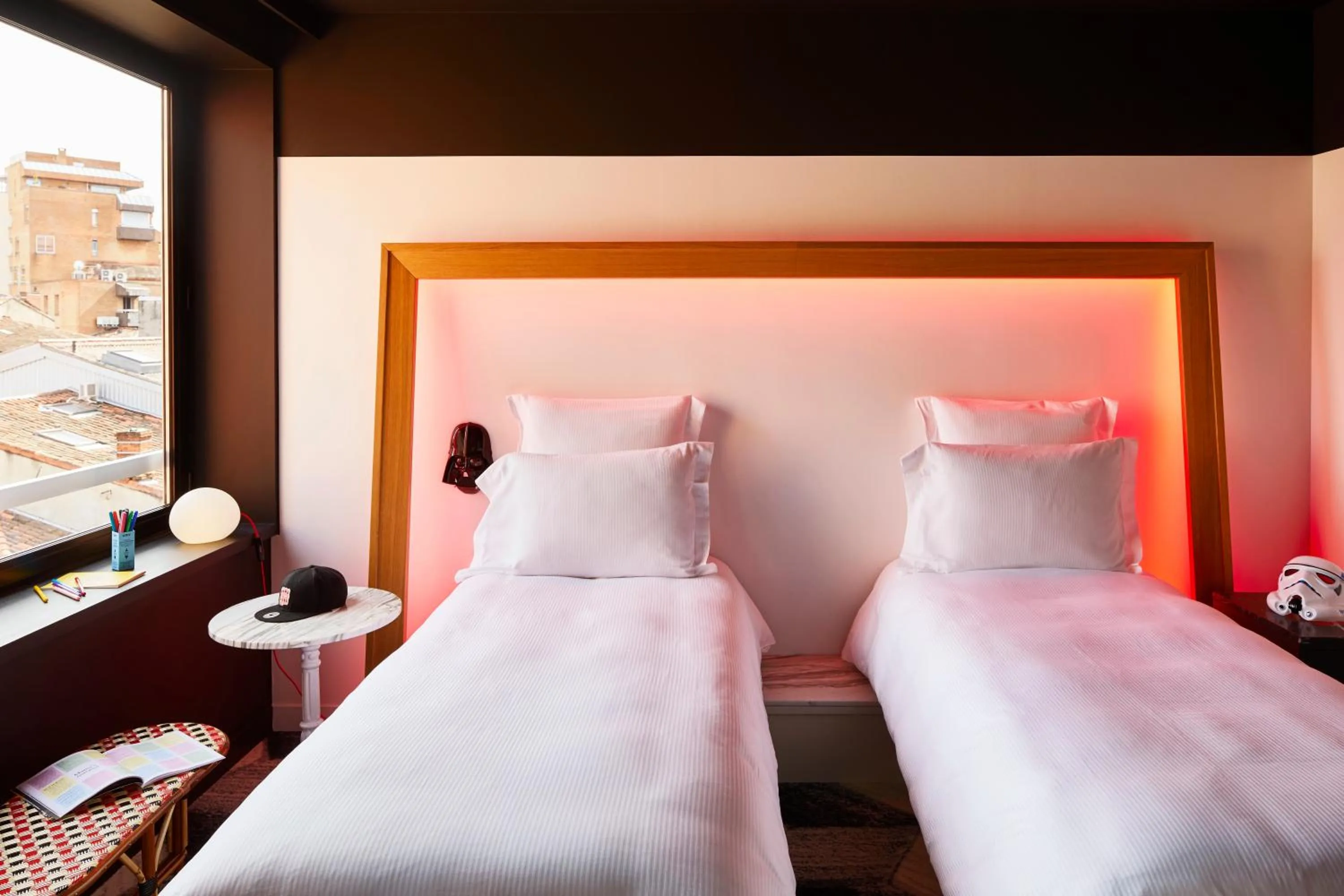 Bed in Mama Shelter Toulouse