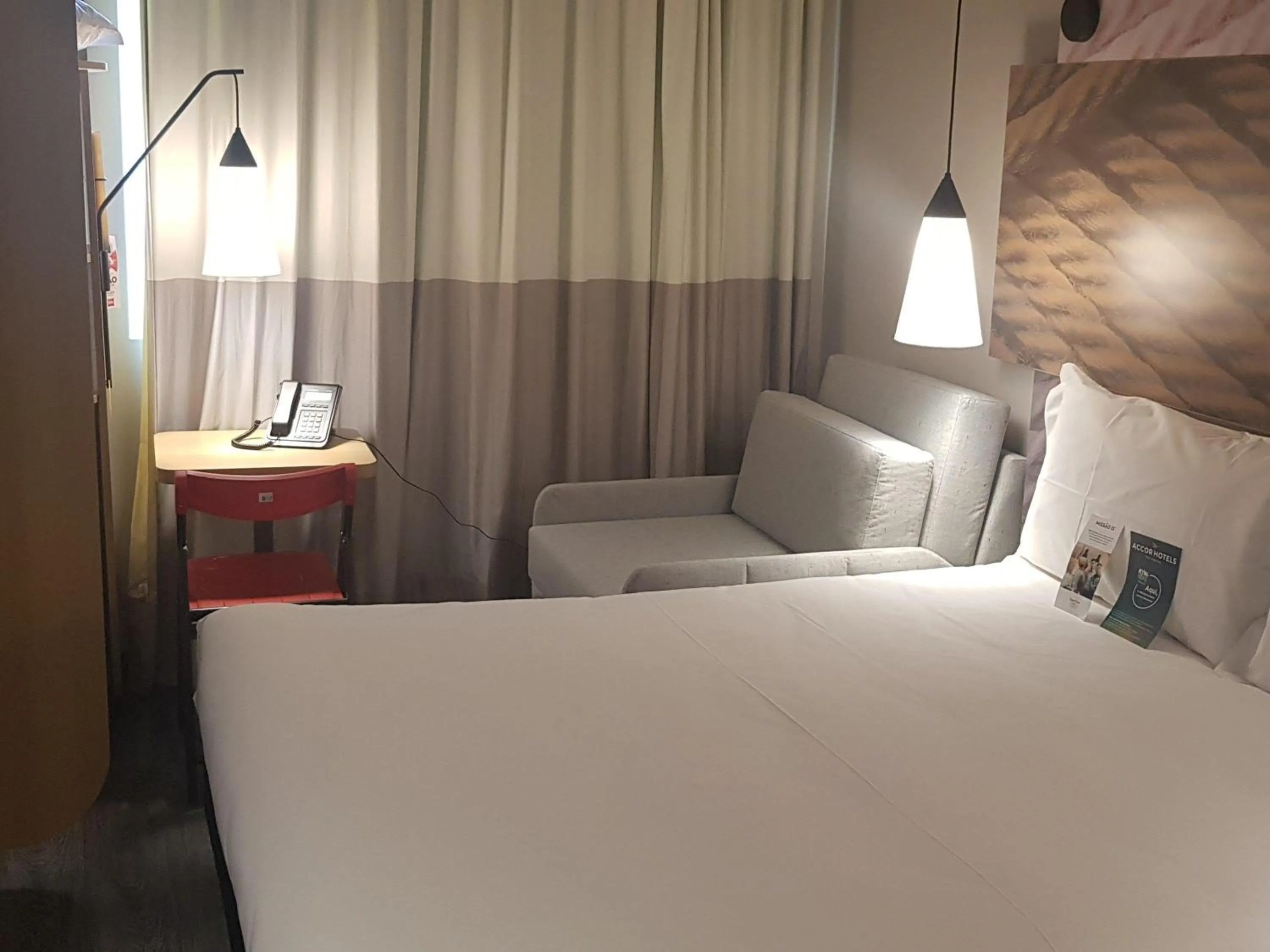 Bedroom, Bed in ibis Carlos Barbosa