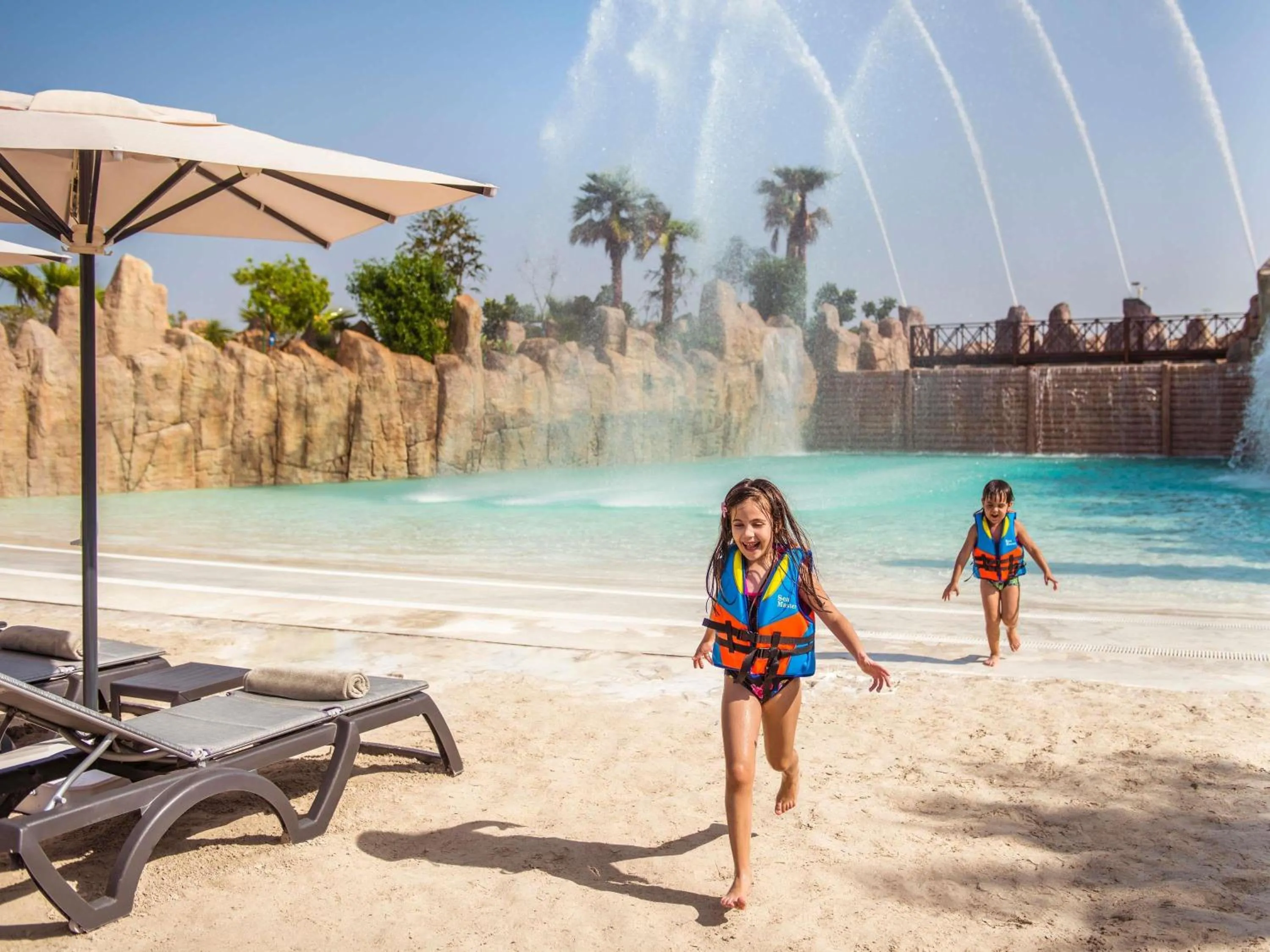 Pool view in Rixos Premium Saadiyat Island - All Inclusive