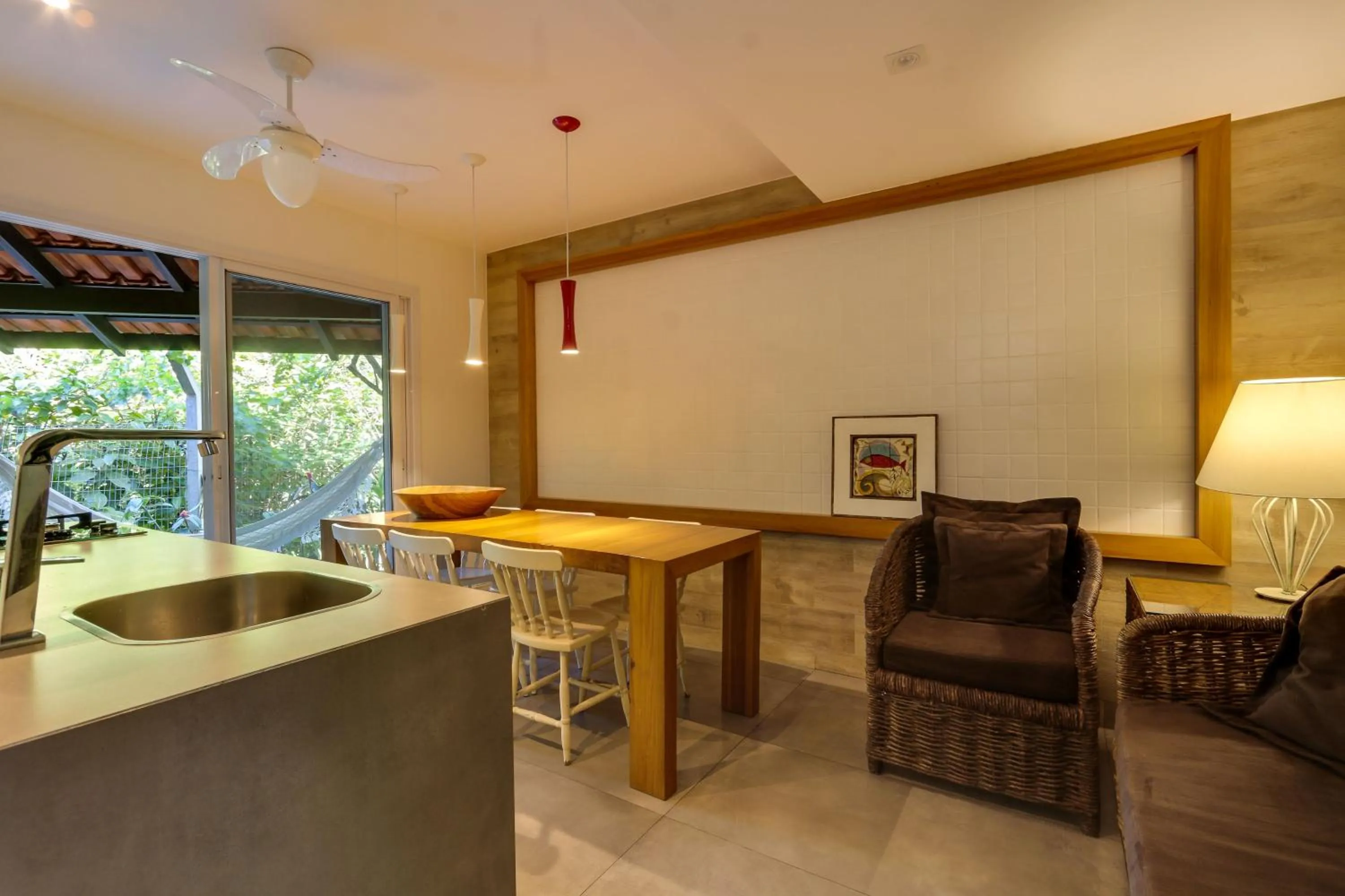 Living room in Pousada Vila do Bosque