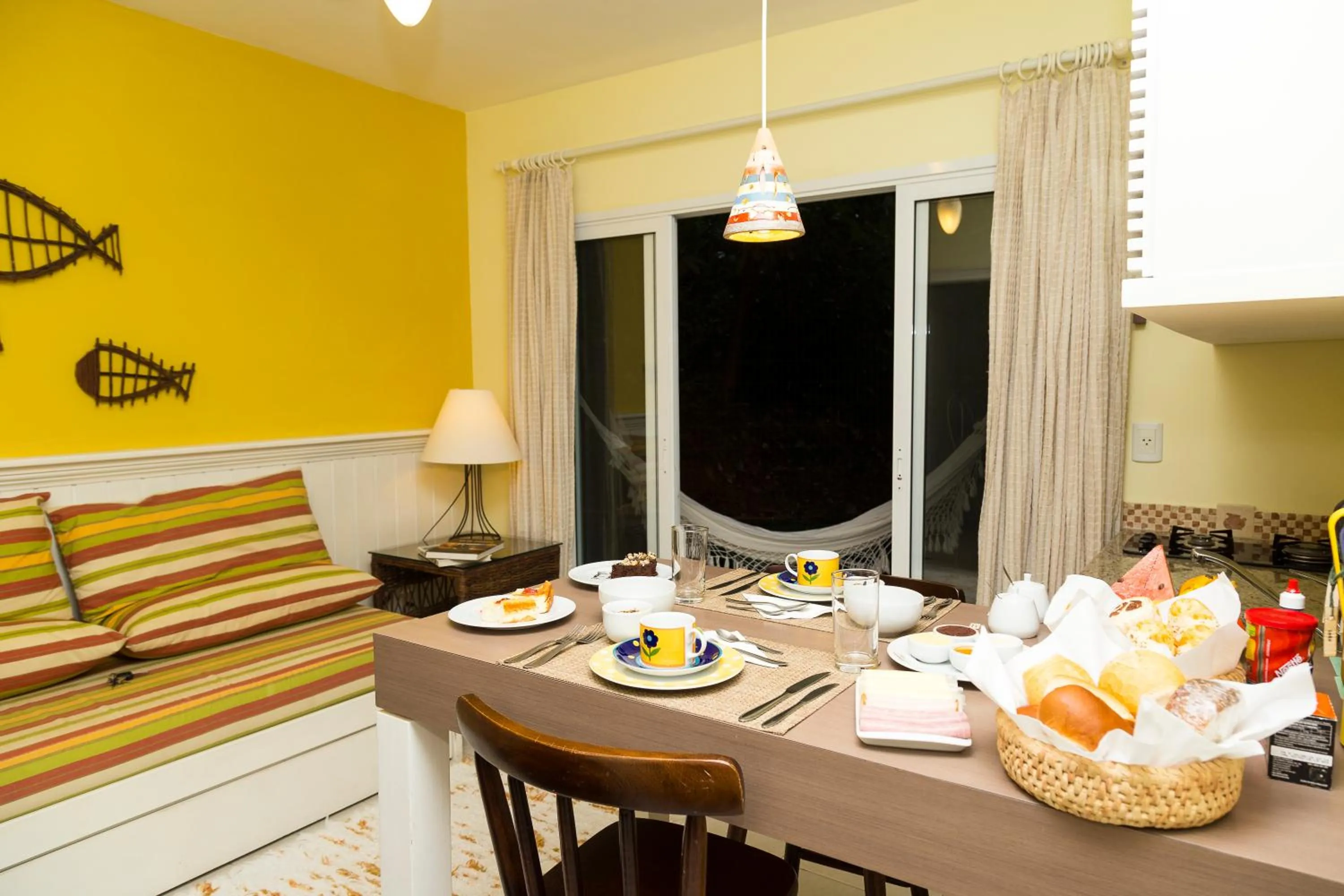 Dining area in Pousada Vila do Bosque