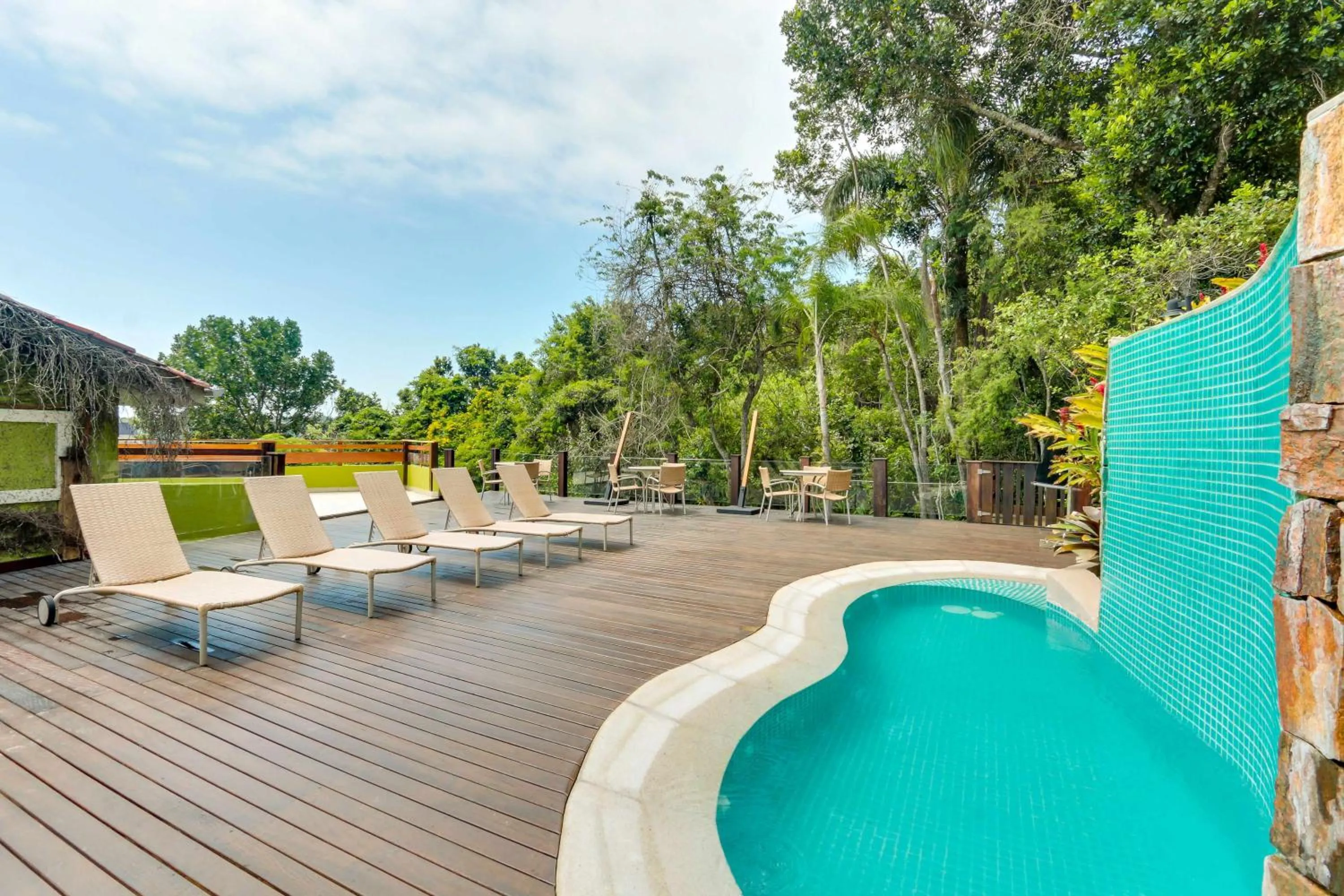 Natural landscape in Pousada Vila do Bosque