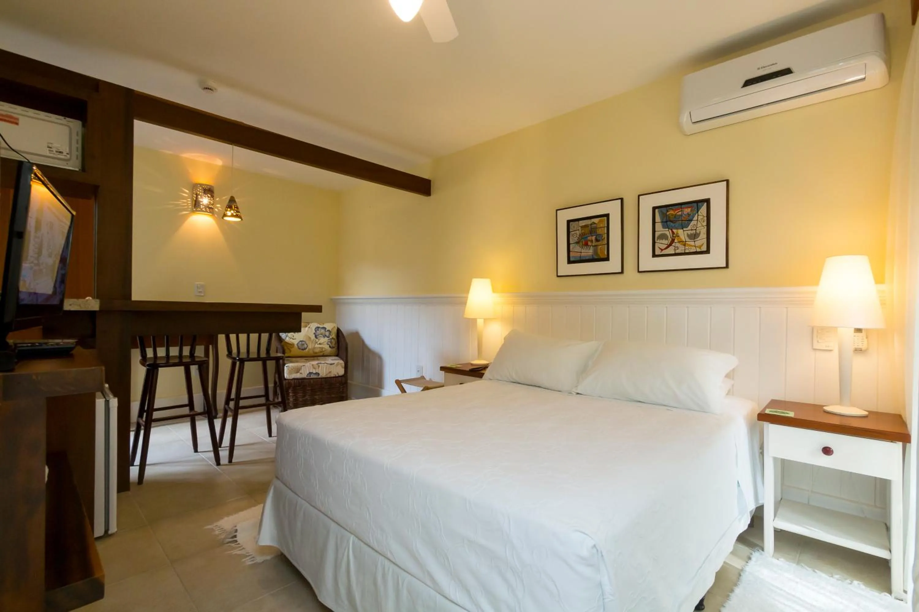 Bed in Pousada Vila do Bosque