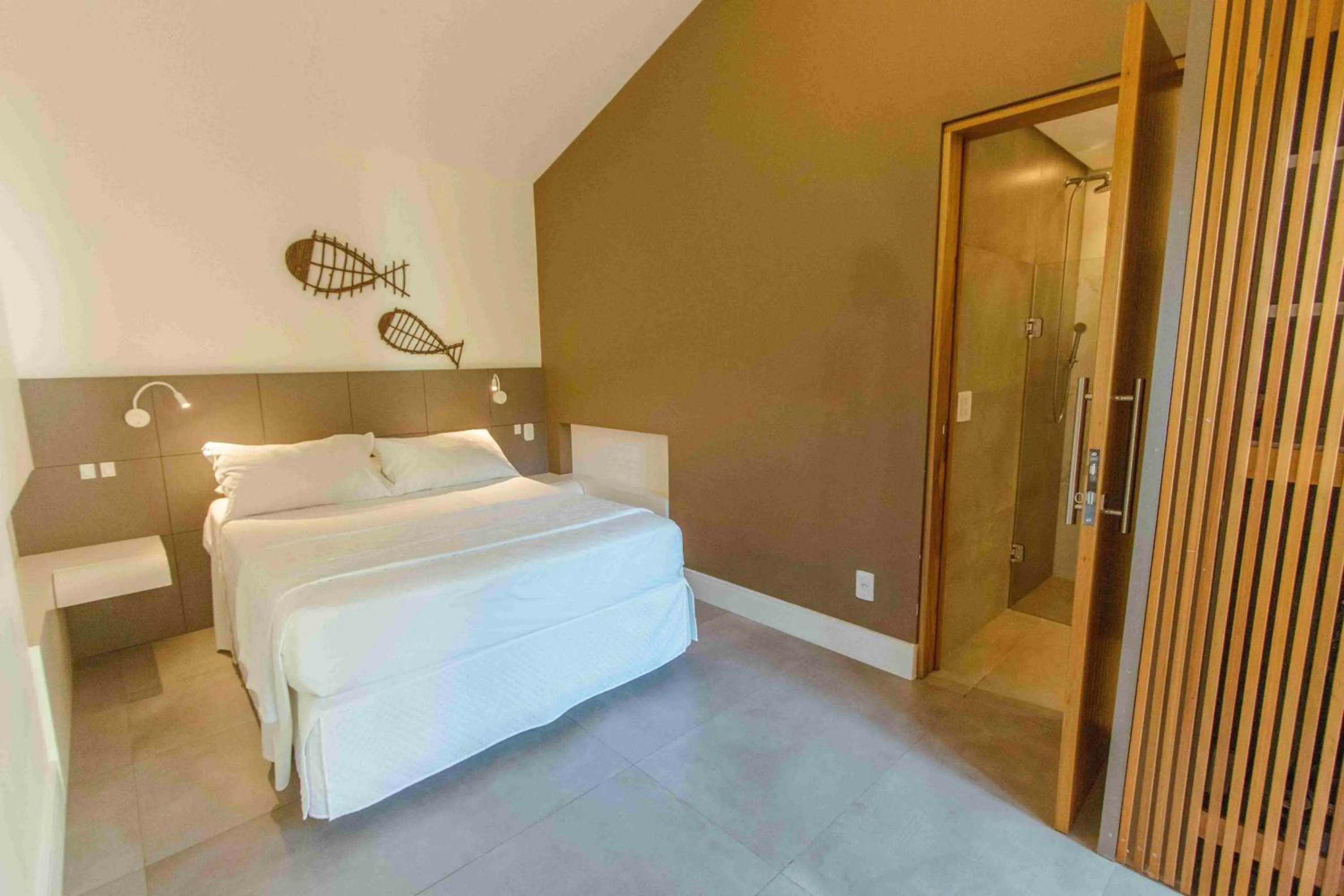 Bed in Pousada Vila do Bosque