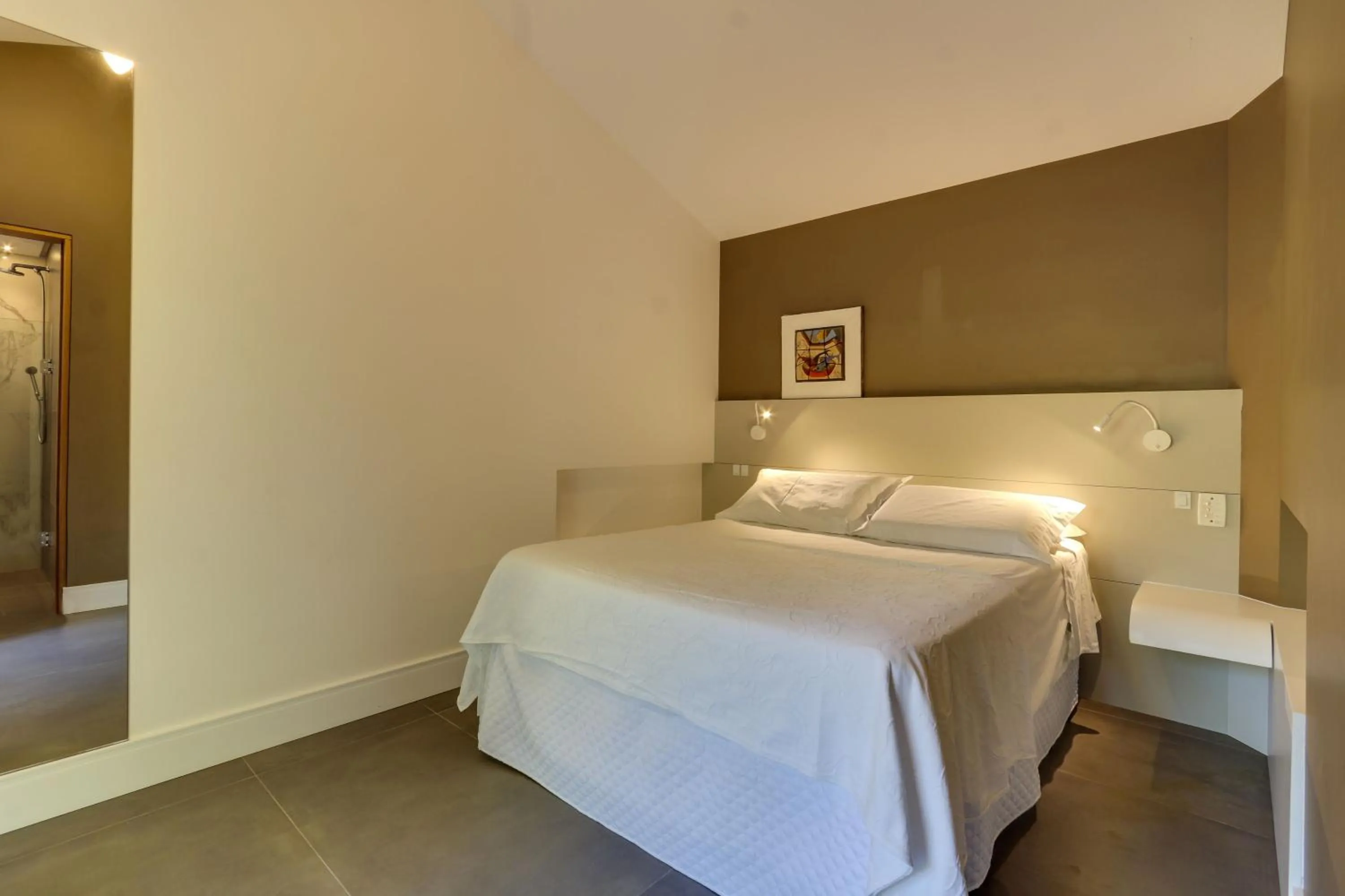 Bed in Pousada Vila do Bosque