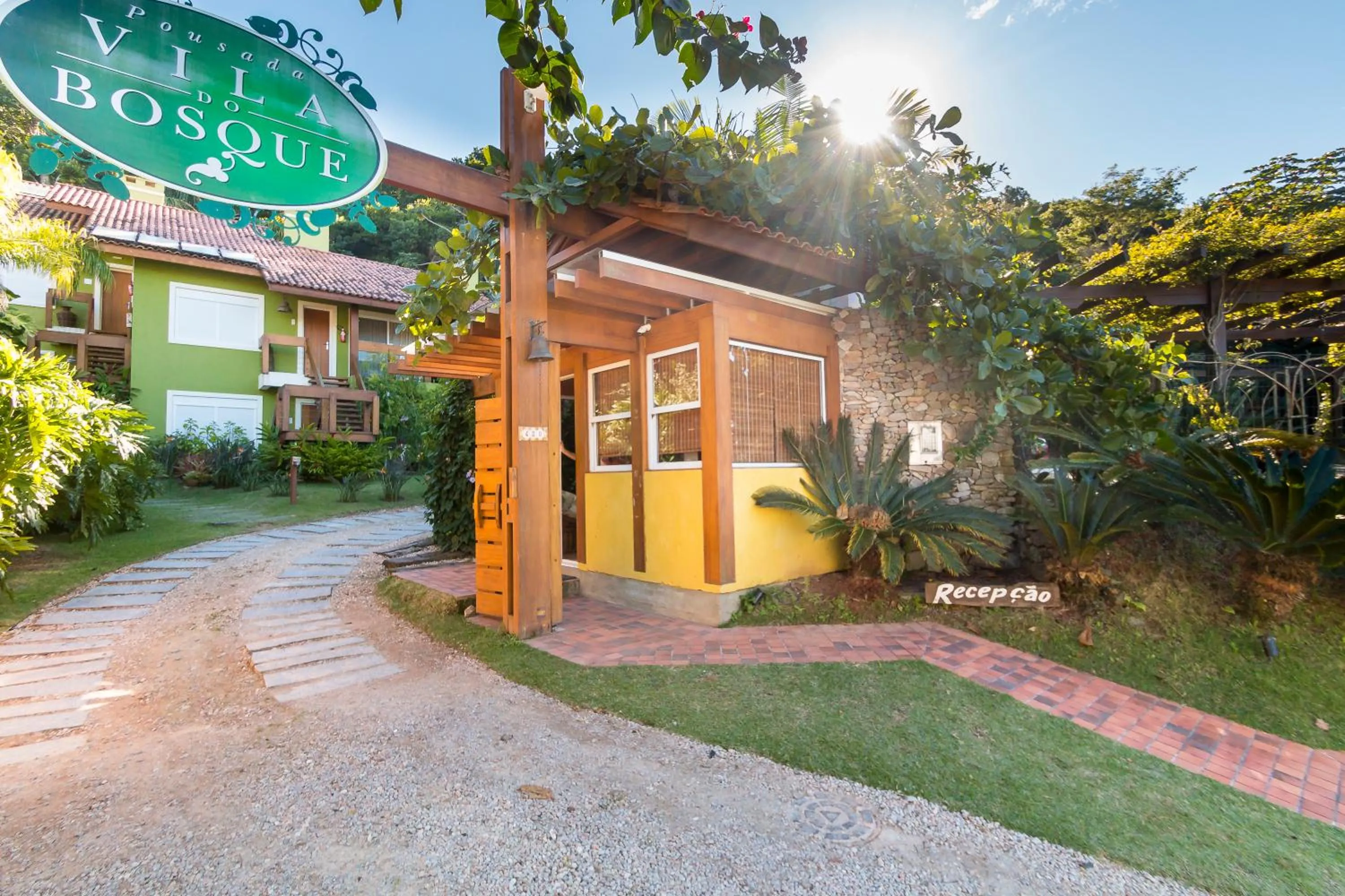 Facade/entrance in Pousada Vila do Bosque
