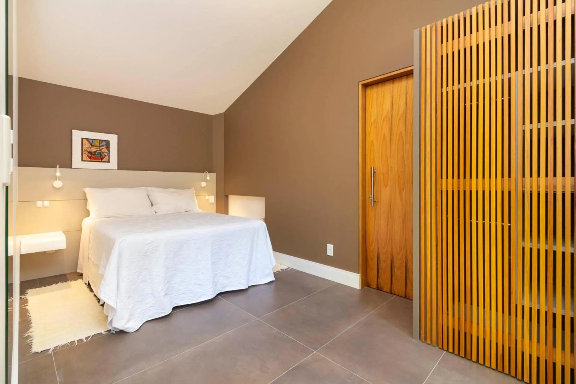 Bed in Pousada Vila do Bosque