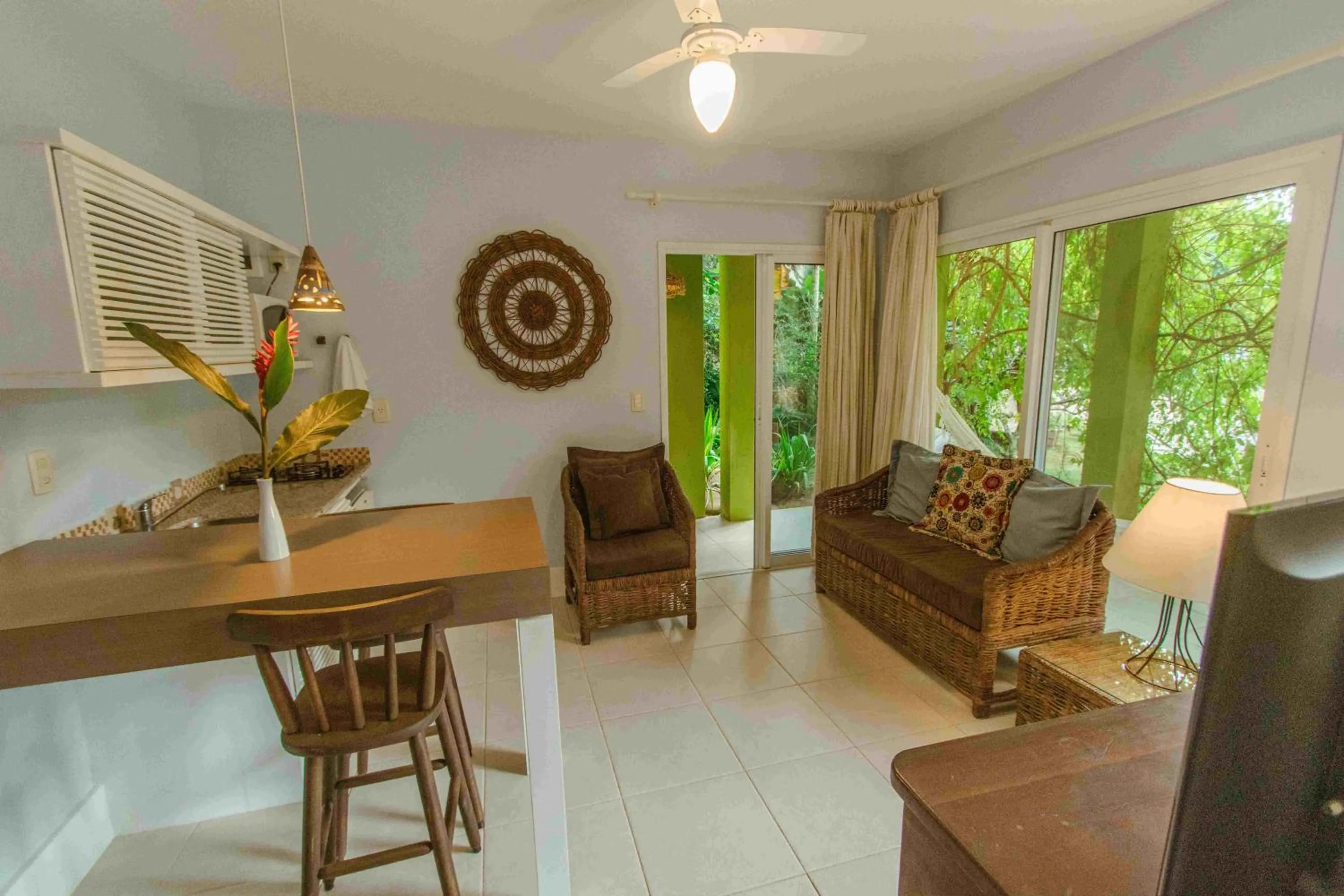 Living room in Pousada Vila do Bosque