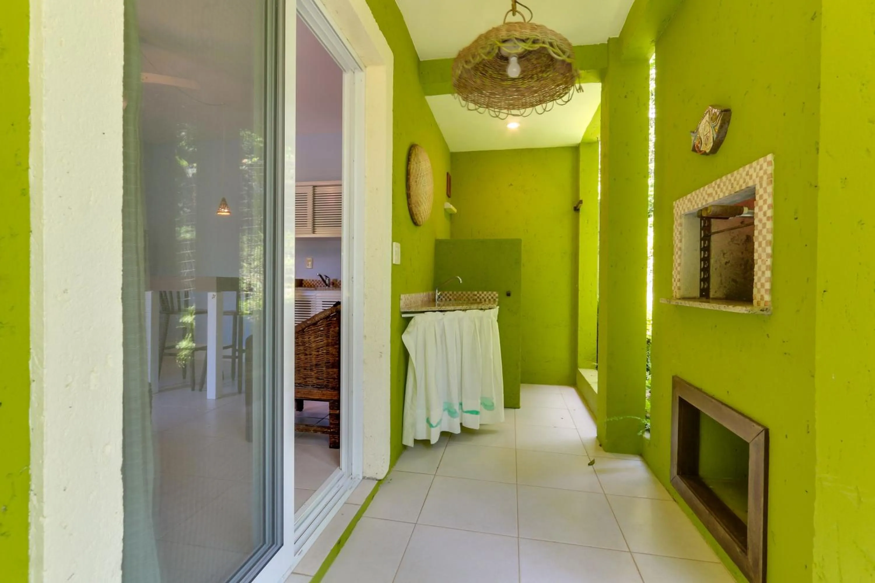 BBQ facilities in Pousada Vila do Bosque