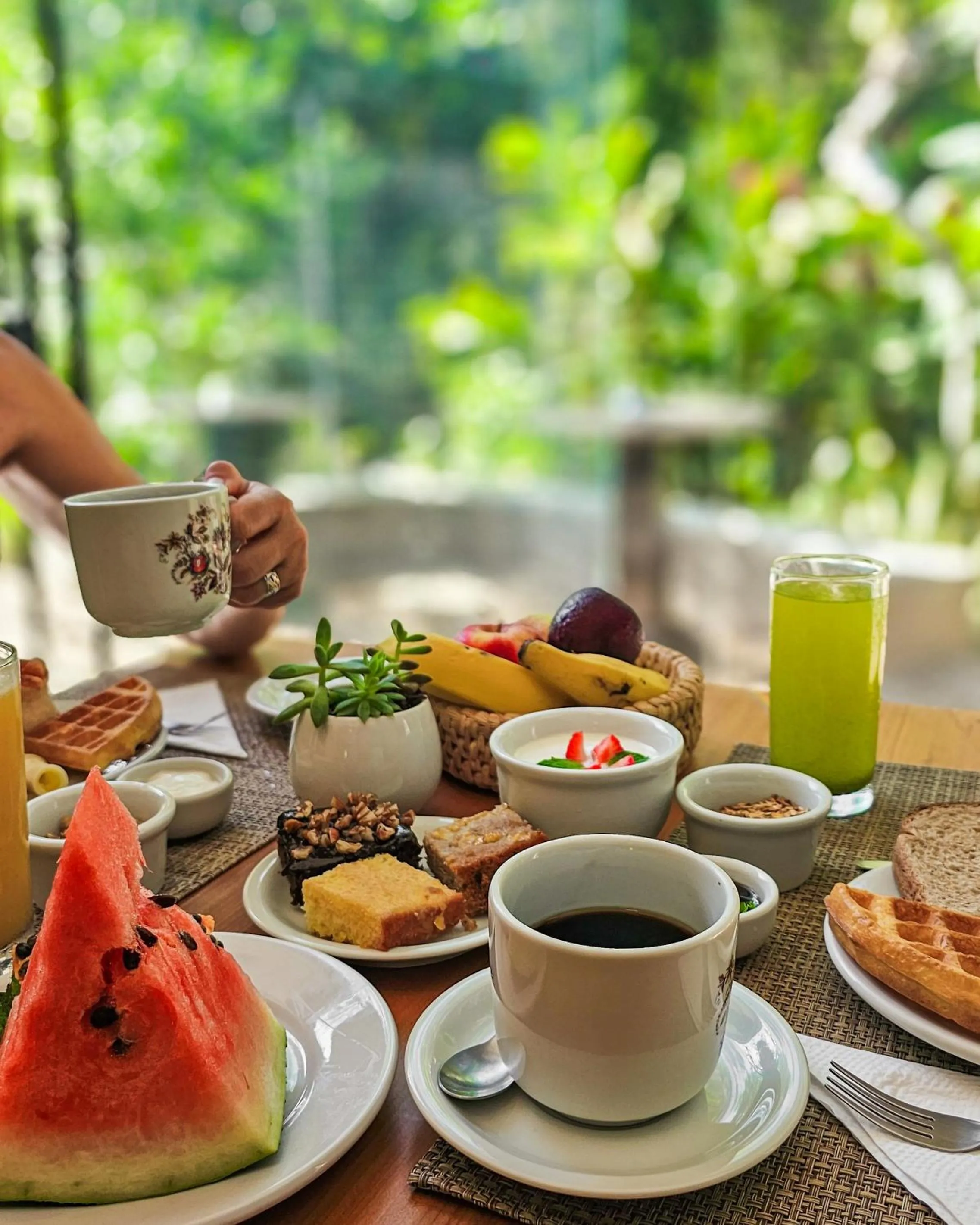 Food and drinks in Pousada Vila do Bosque