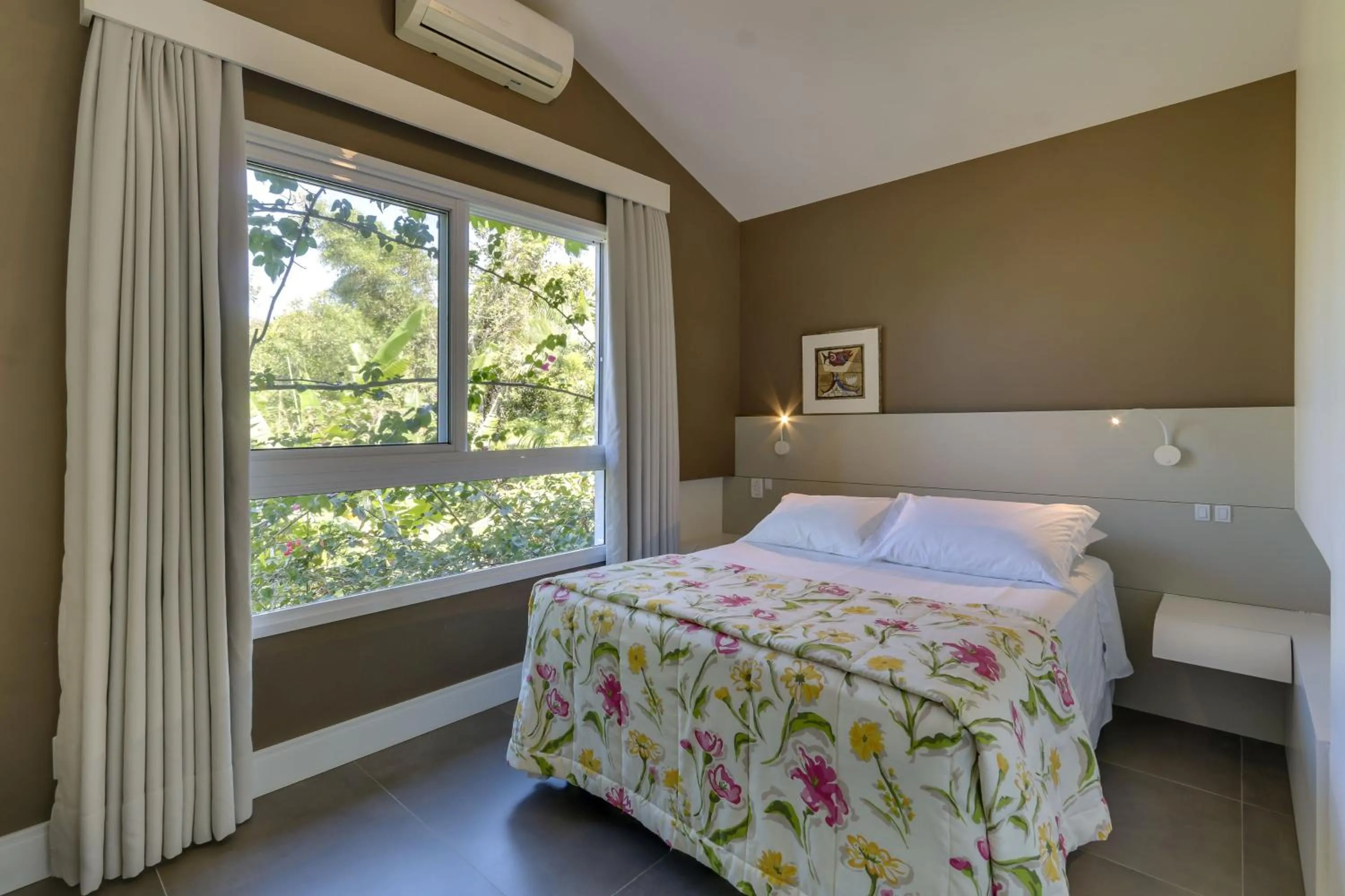 Bed in Pousada Vila do Bosque