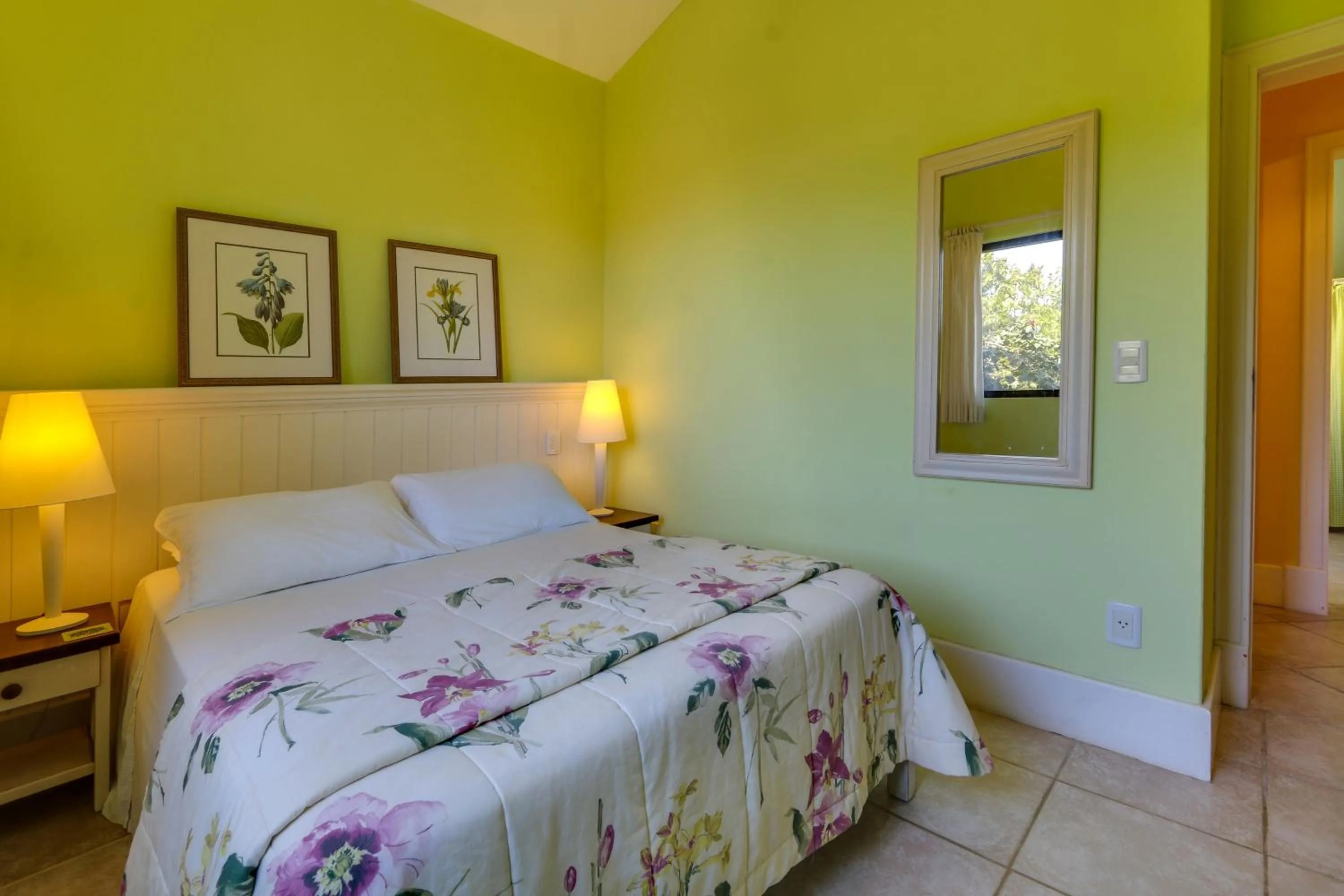 Bed in Pousada Vila do Bosque