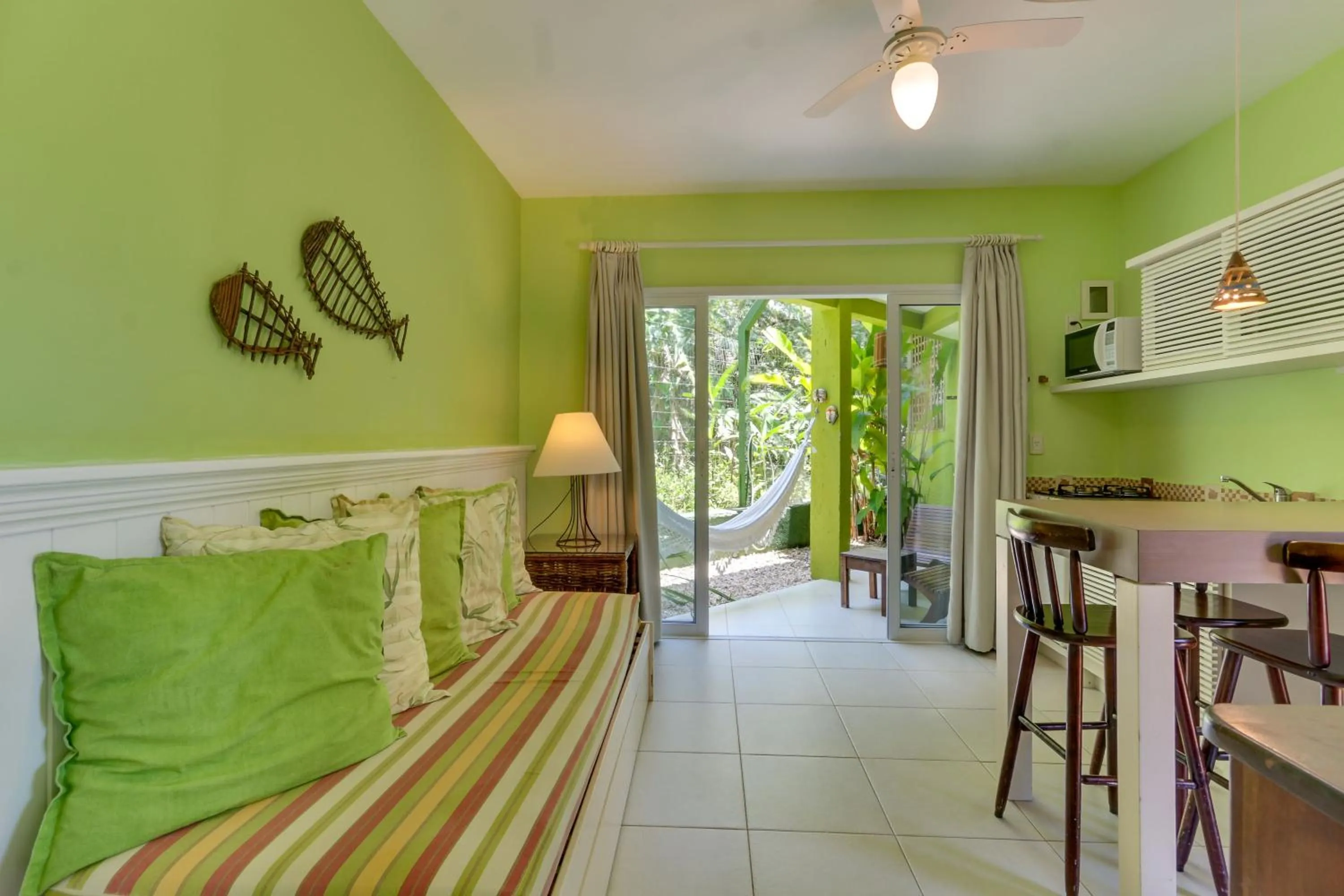 Bed in Pousada Vila do Bosque