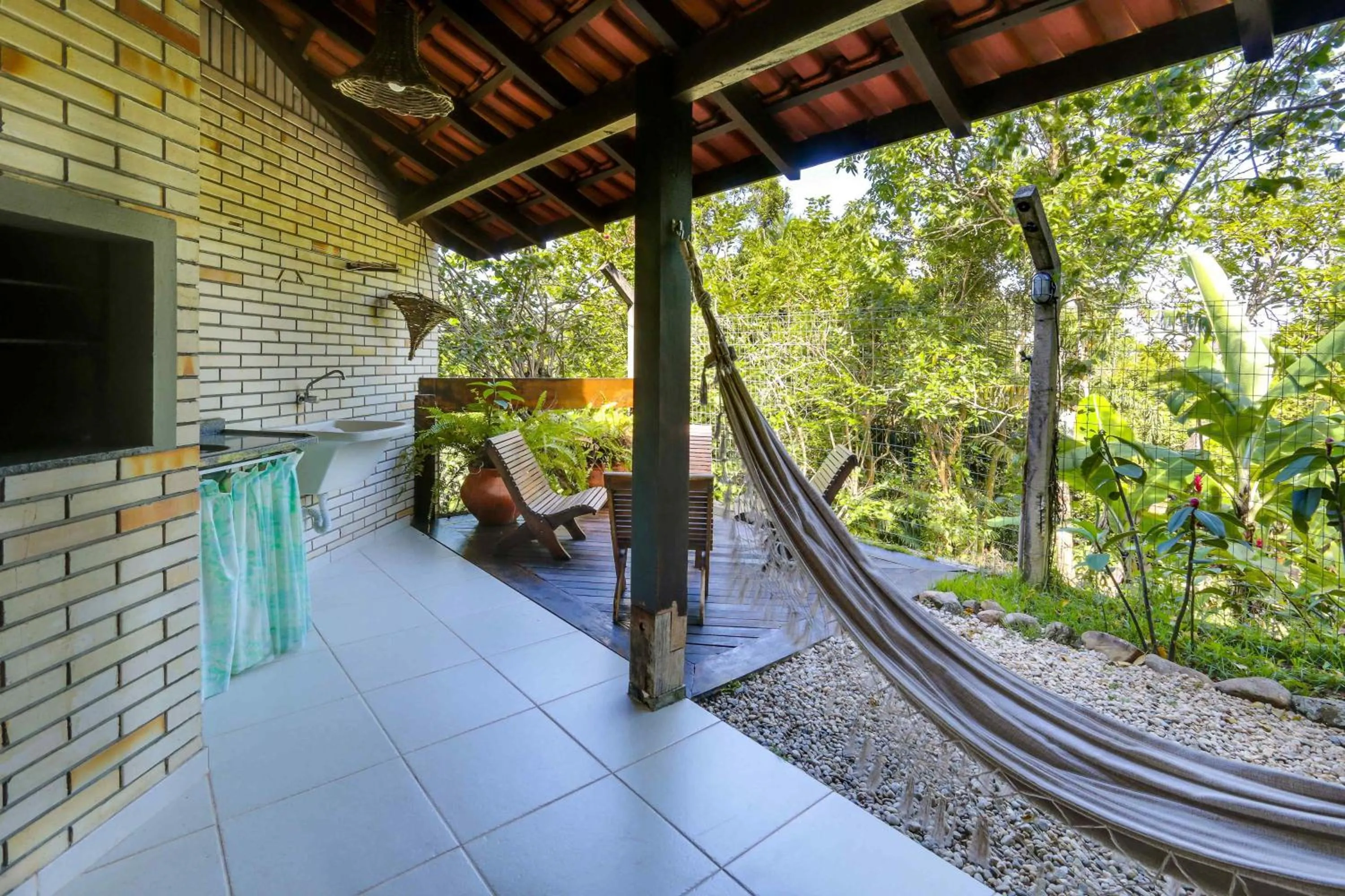 Patio in Pousada Vila do Bosque