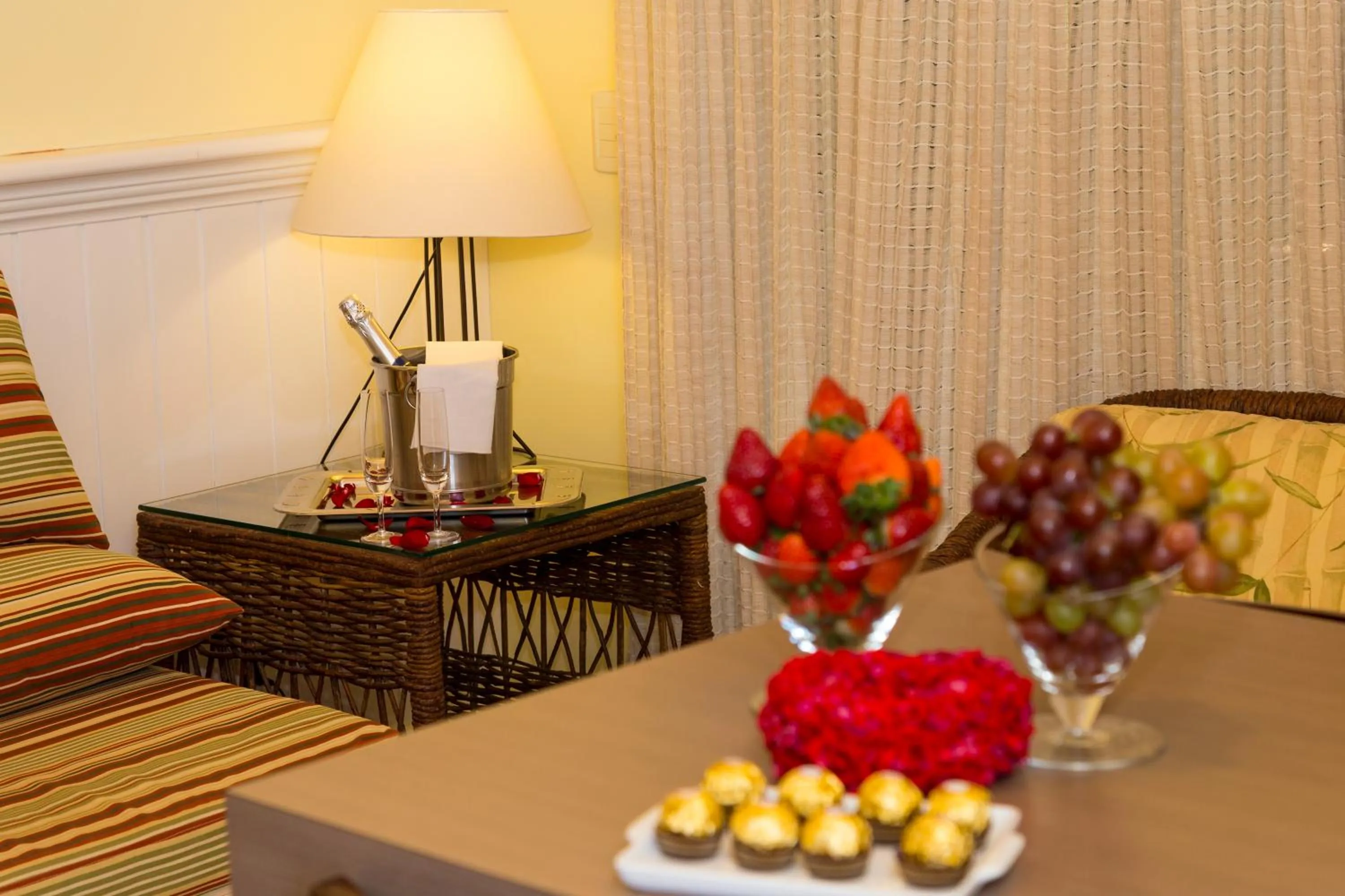 Living room in Pousada Vila do Bosque