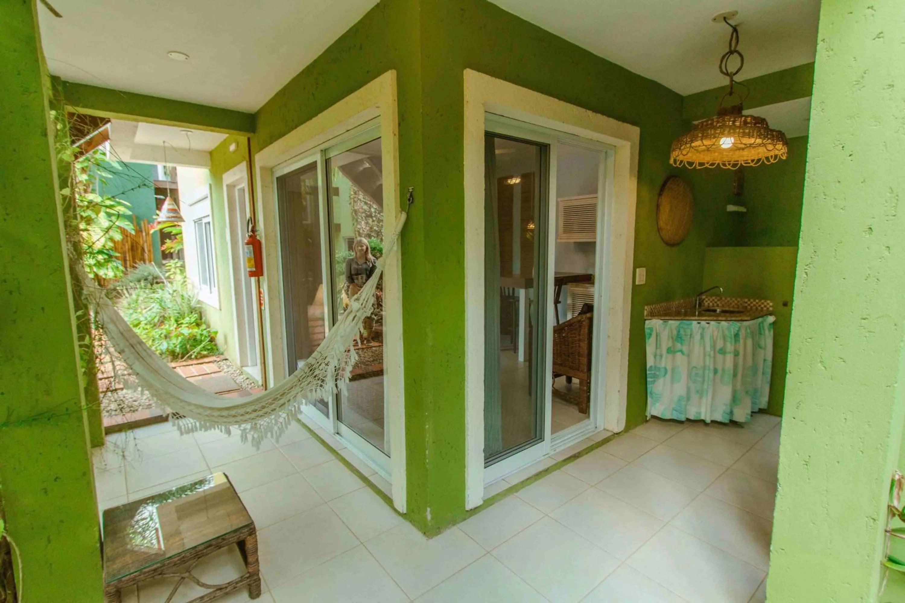 Patio in Pousada Vila do Bosque