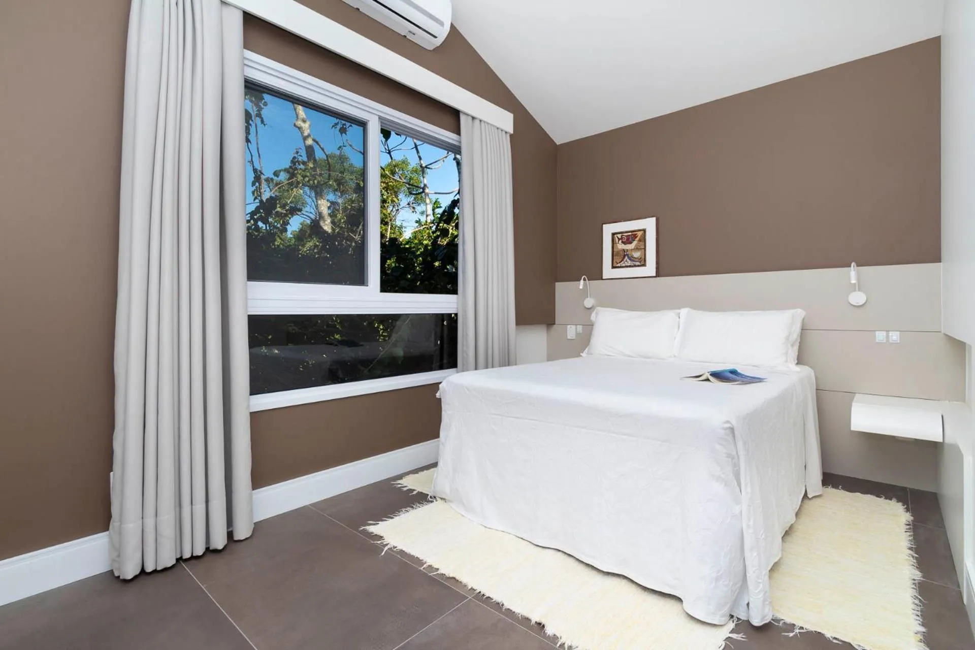 Bed in Pousada Vila do Bosque