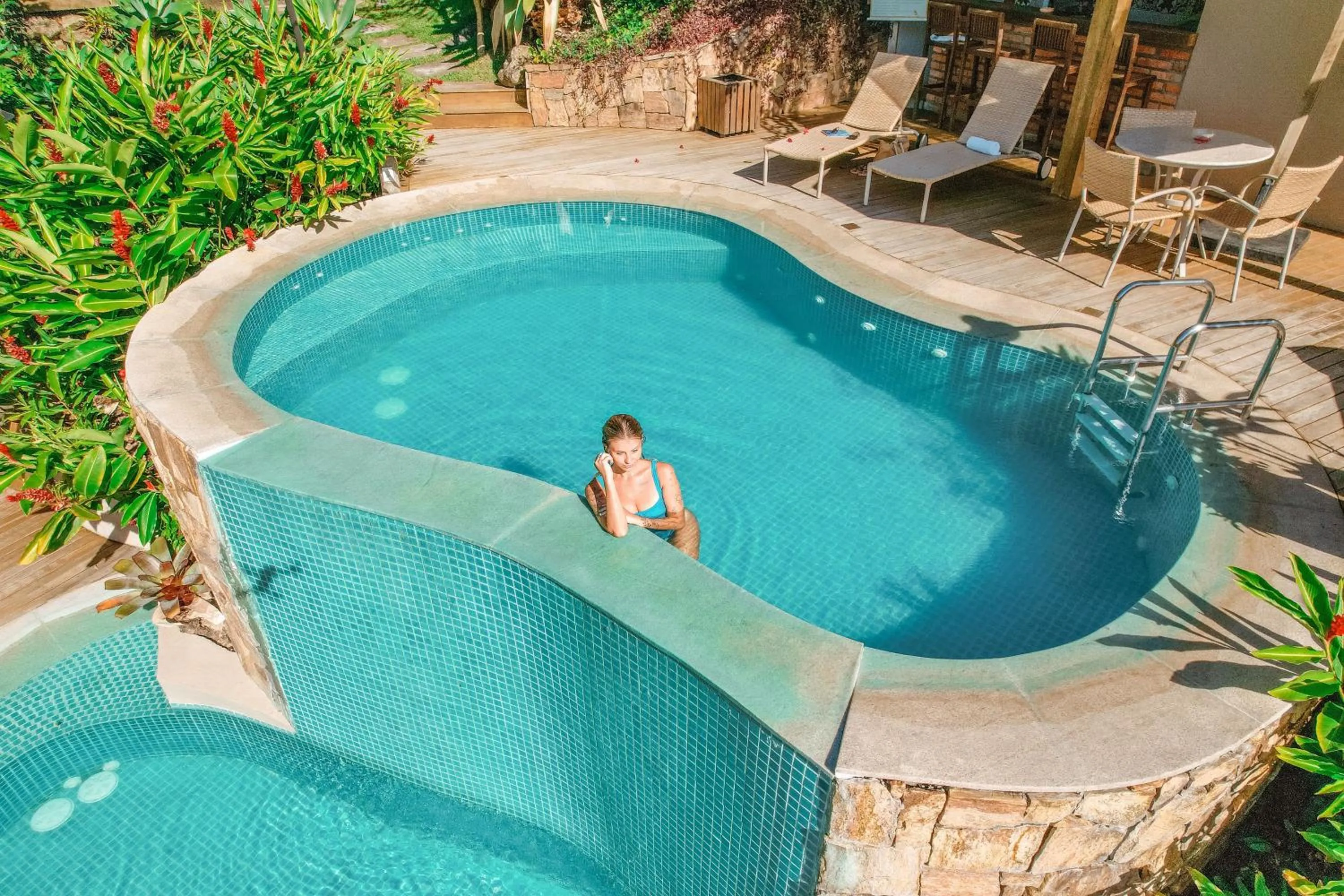 Swimming pool in Pousada Vila do Bosque