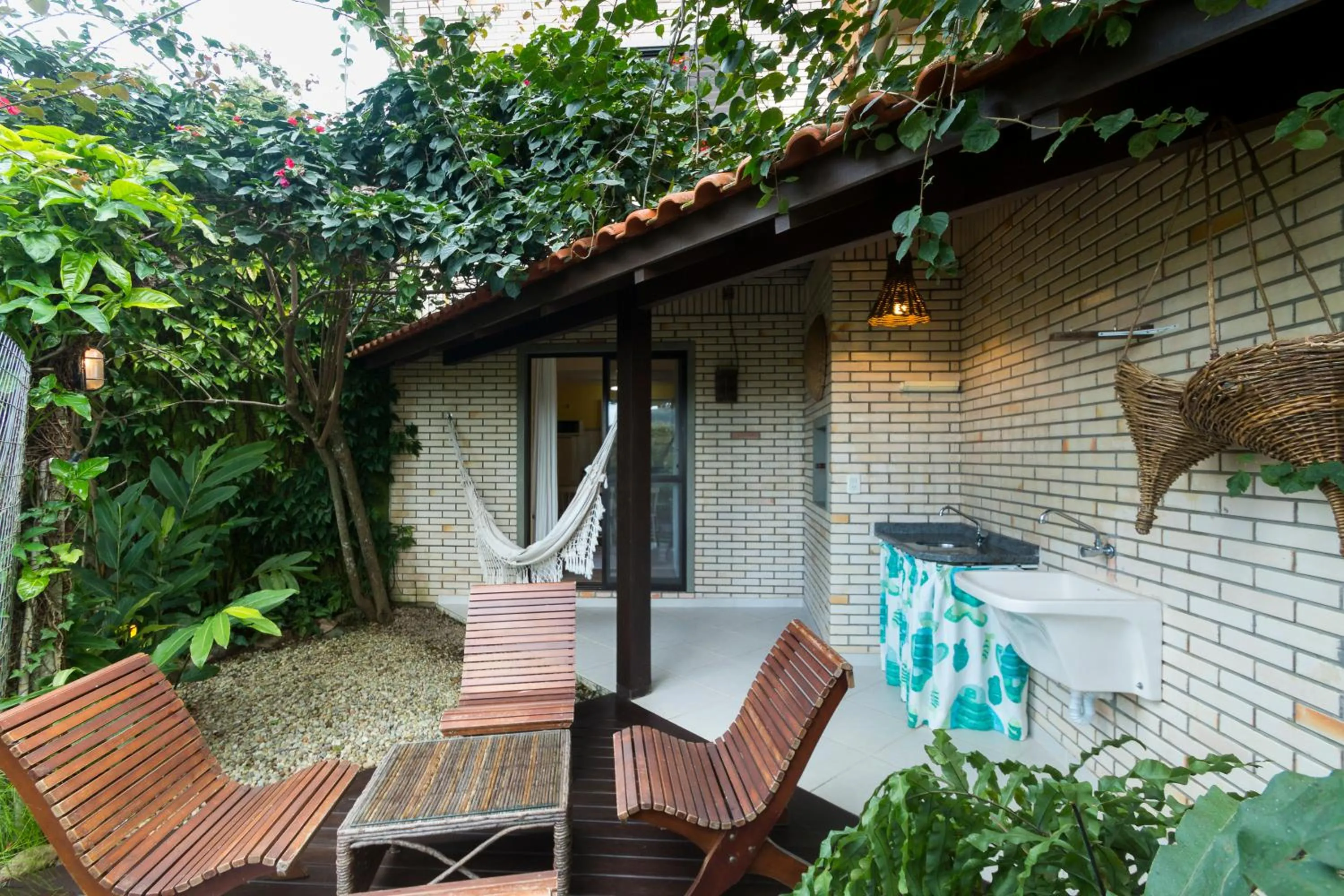 Patio in Pousada Vila do Bosque