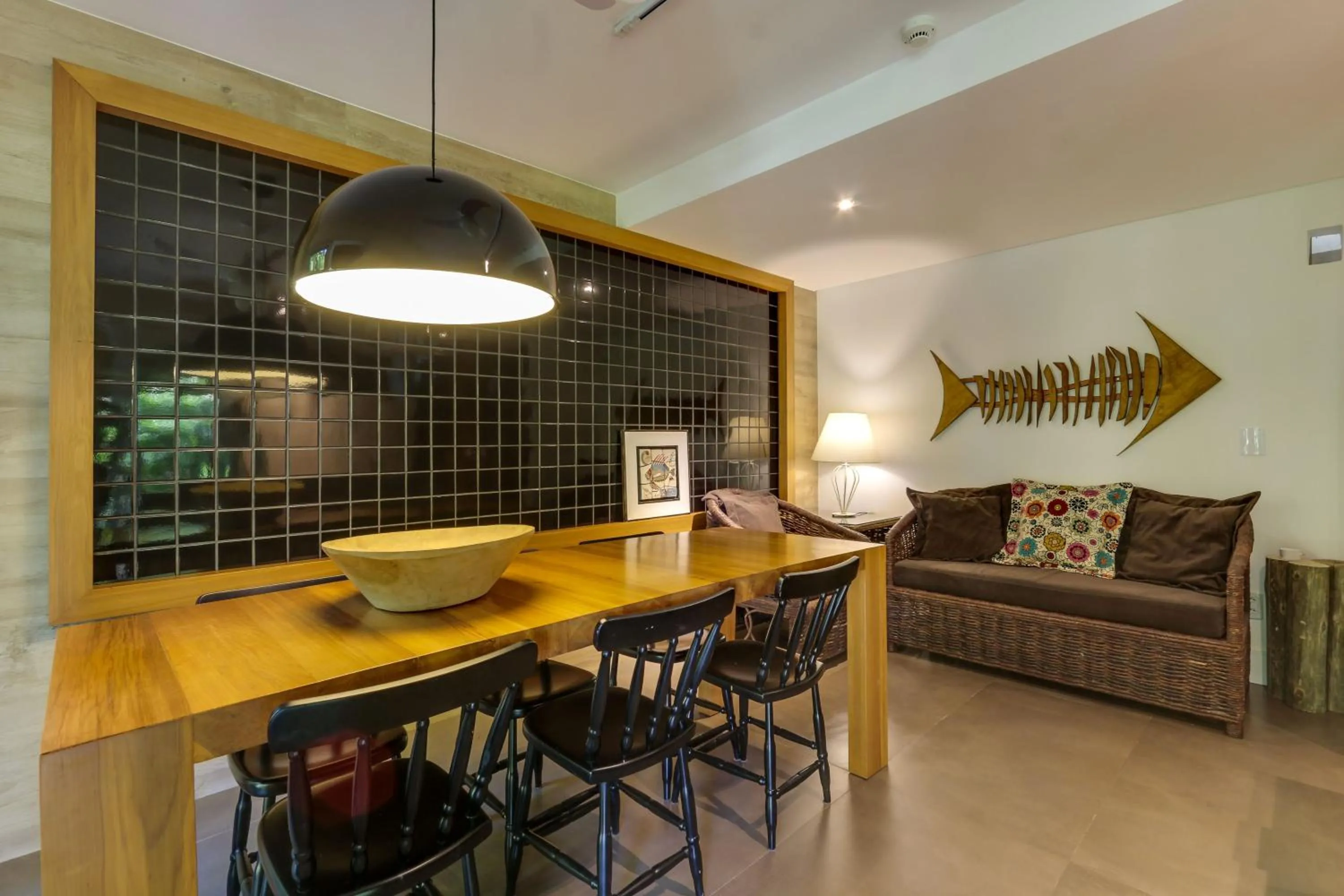 Living room in Pousada Vila do Bosque