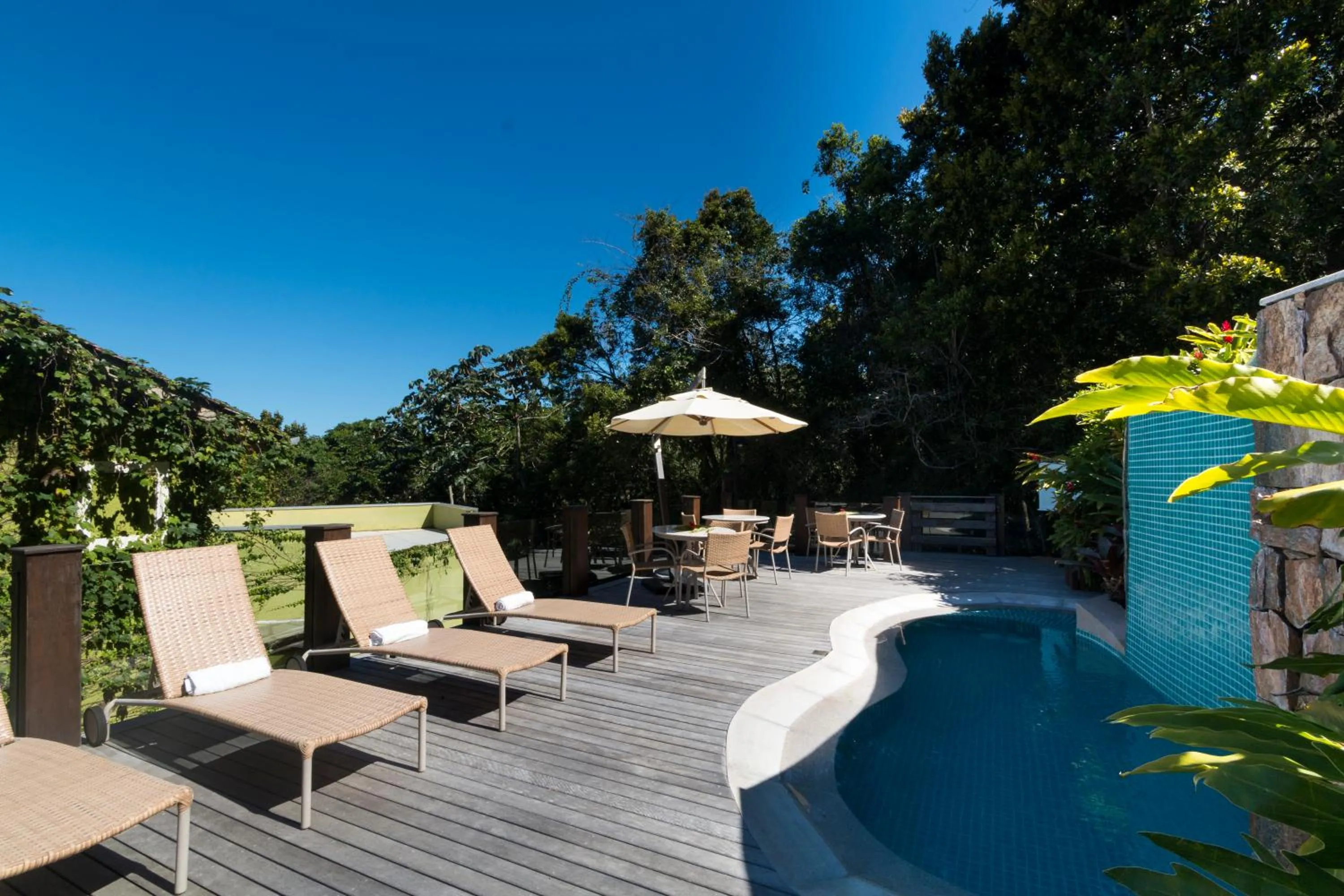 Swimming pool in Pousada Vila do Bosque