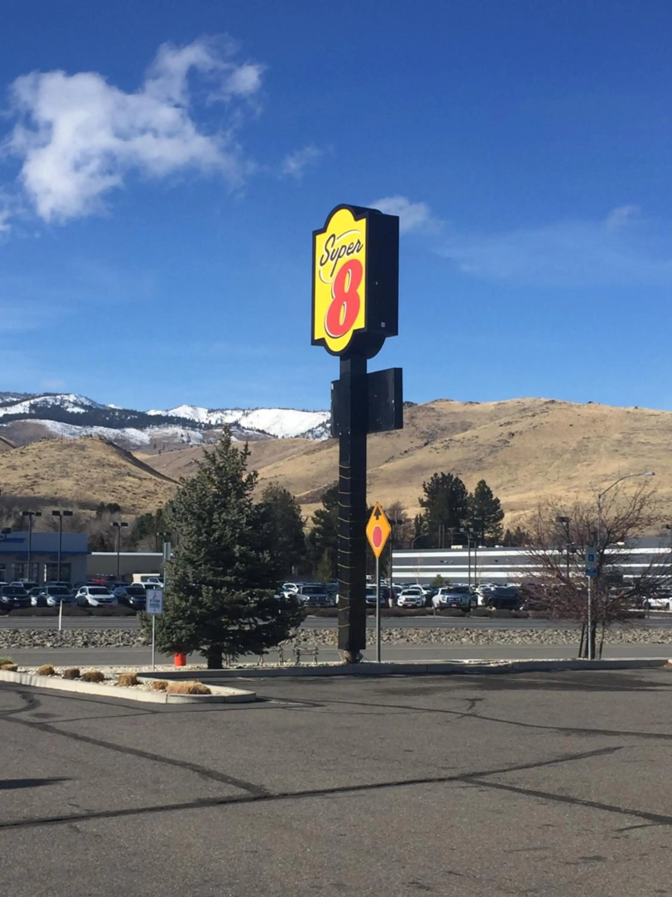 Property logo or sign in Super 8 by Wyndham Carson City Lake Tahoe