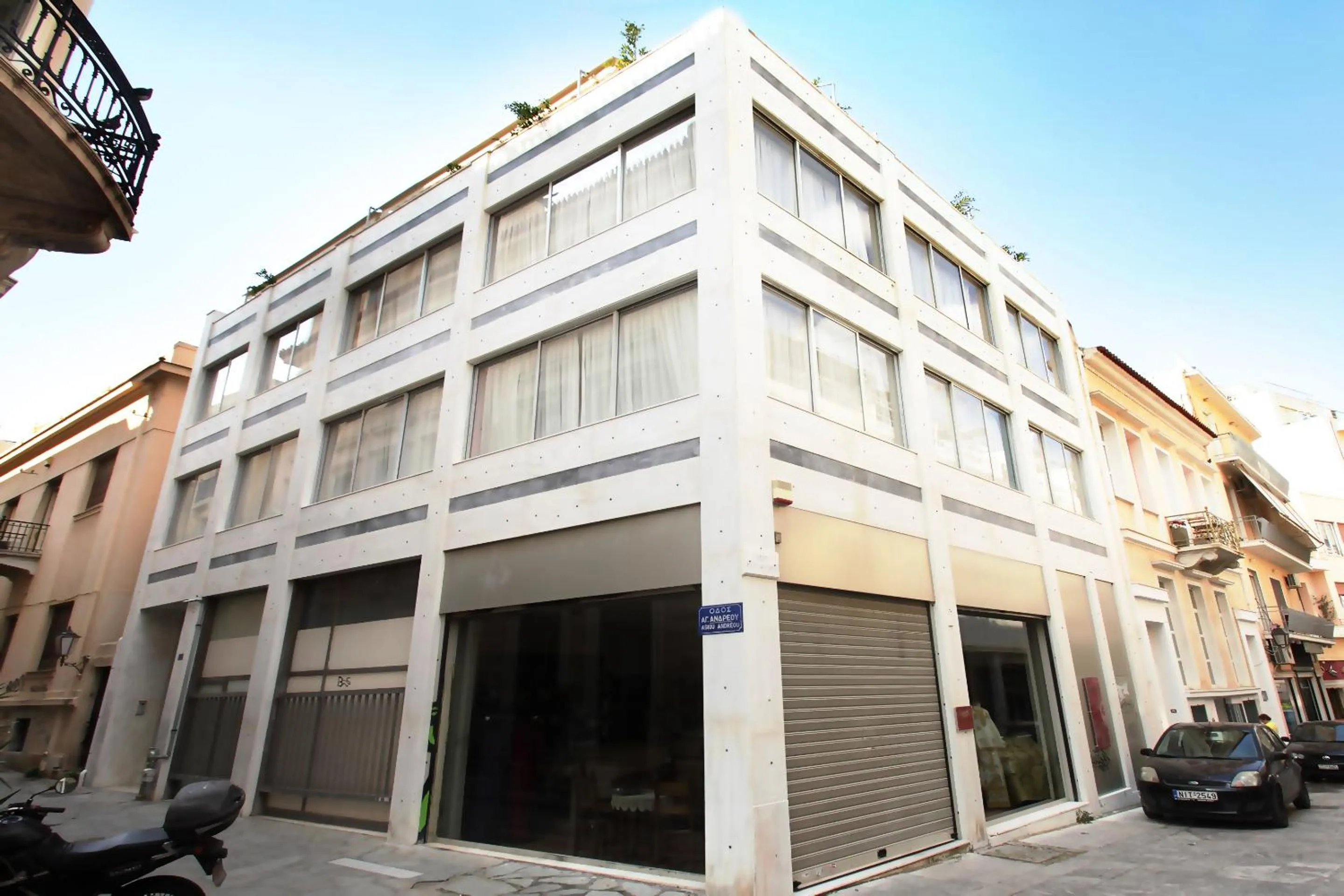 Property building in The Marble Suites, PLAKA