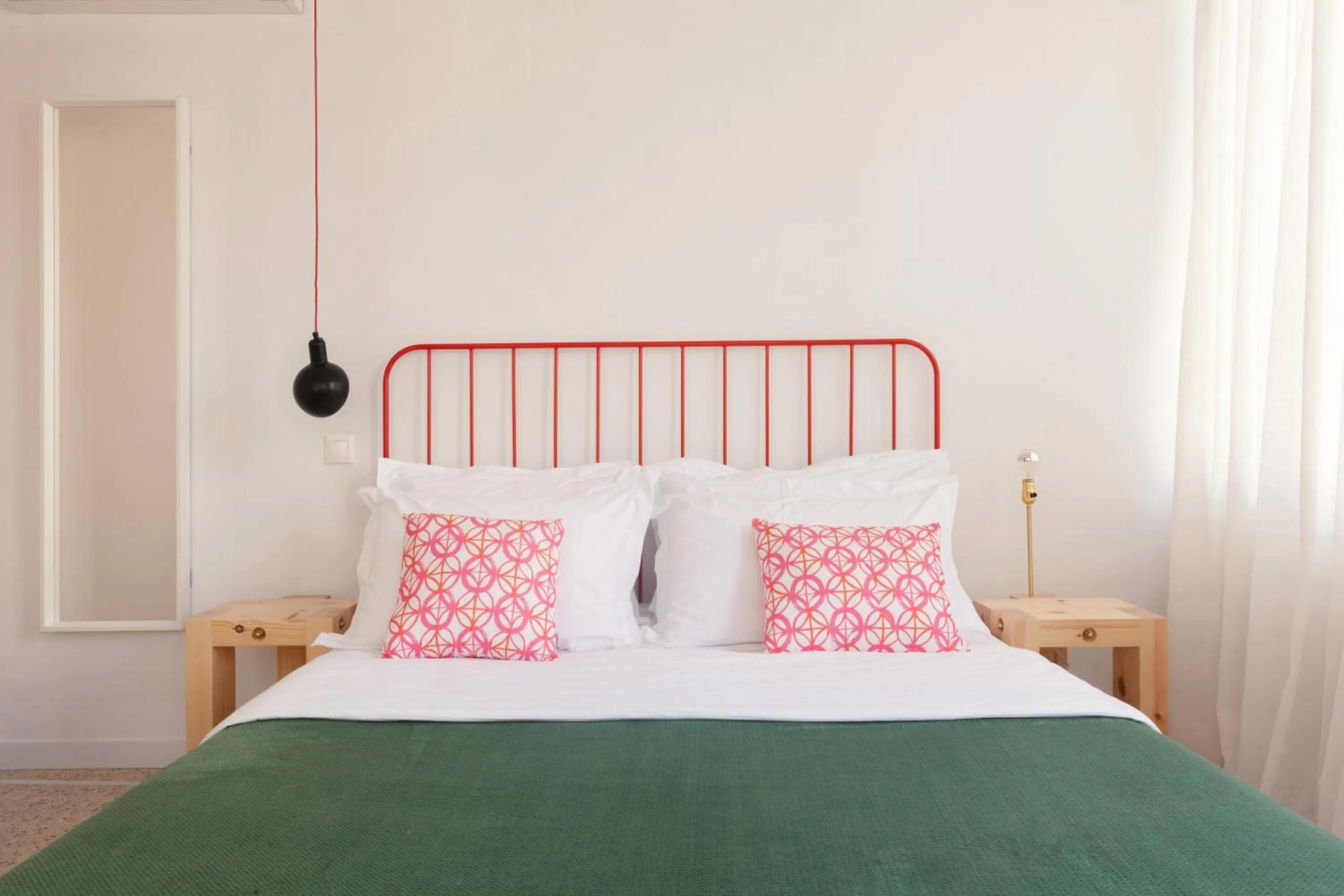 Bed in The Marble Suites, PLAKA