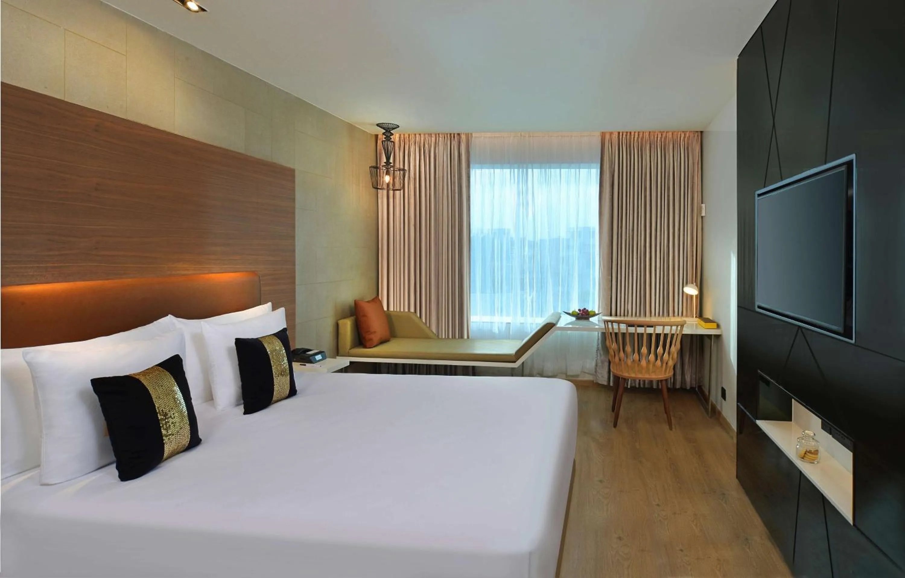 Photo of the whole room, Bed in Radisson Bengaluru City Center