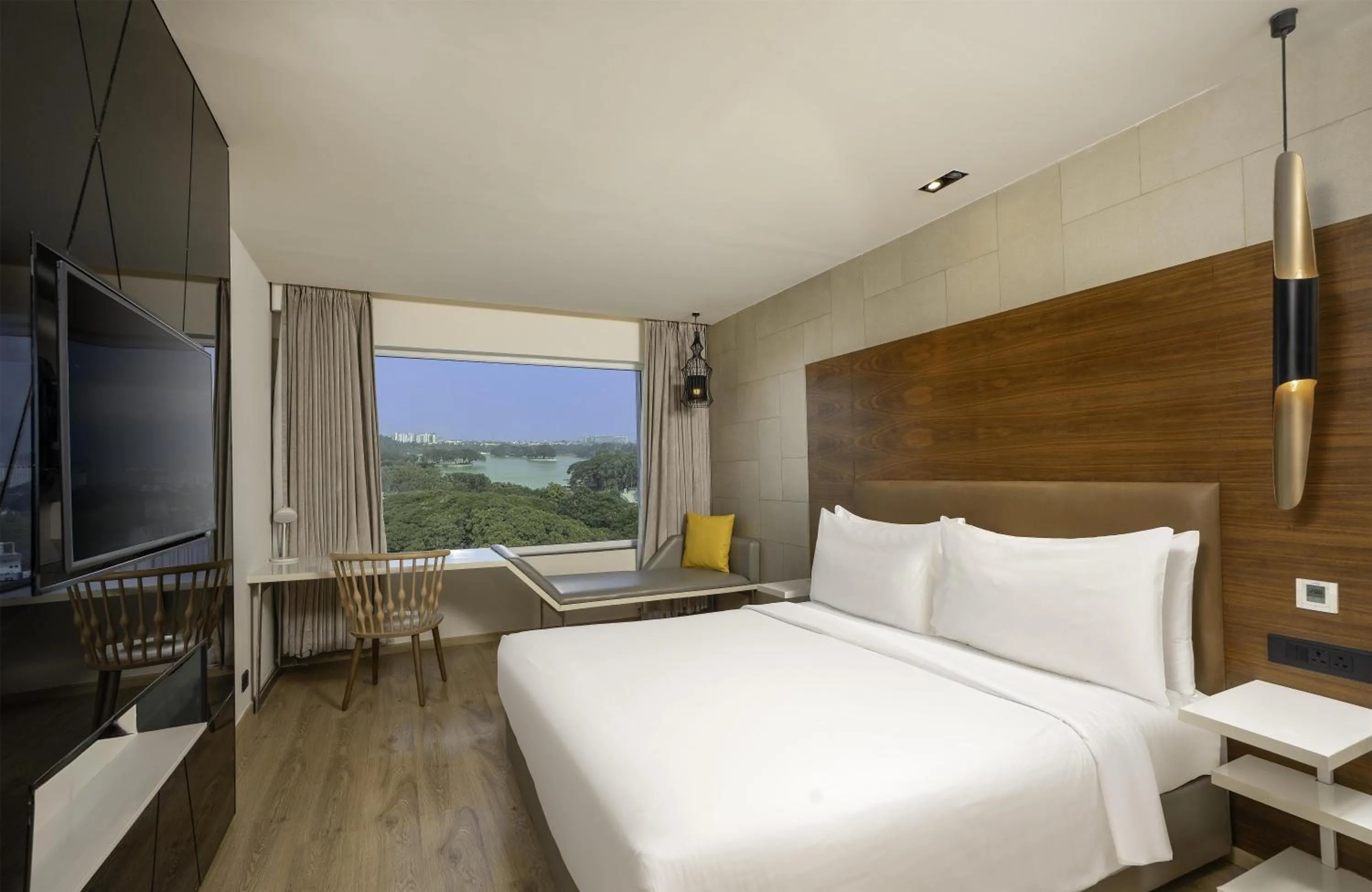 Bedroom, Bed in Radisson Bengaluru City Center