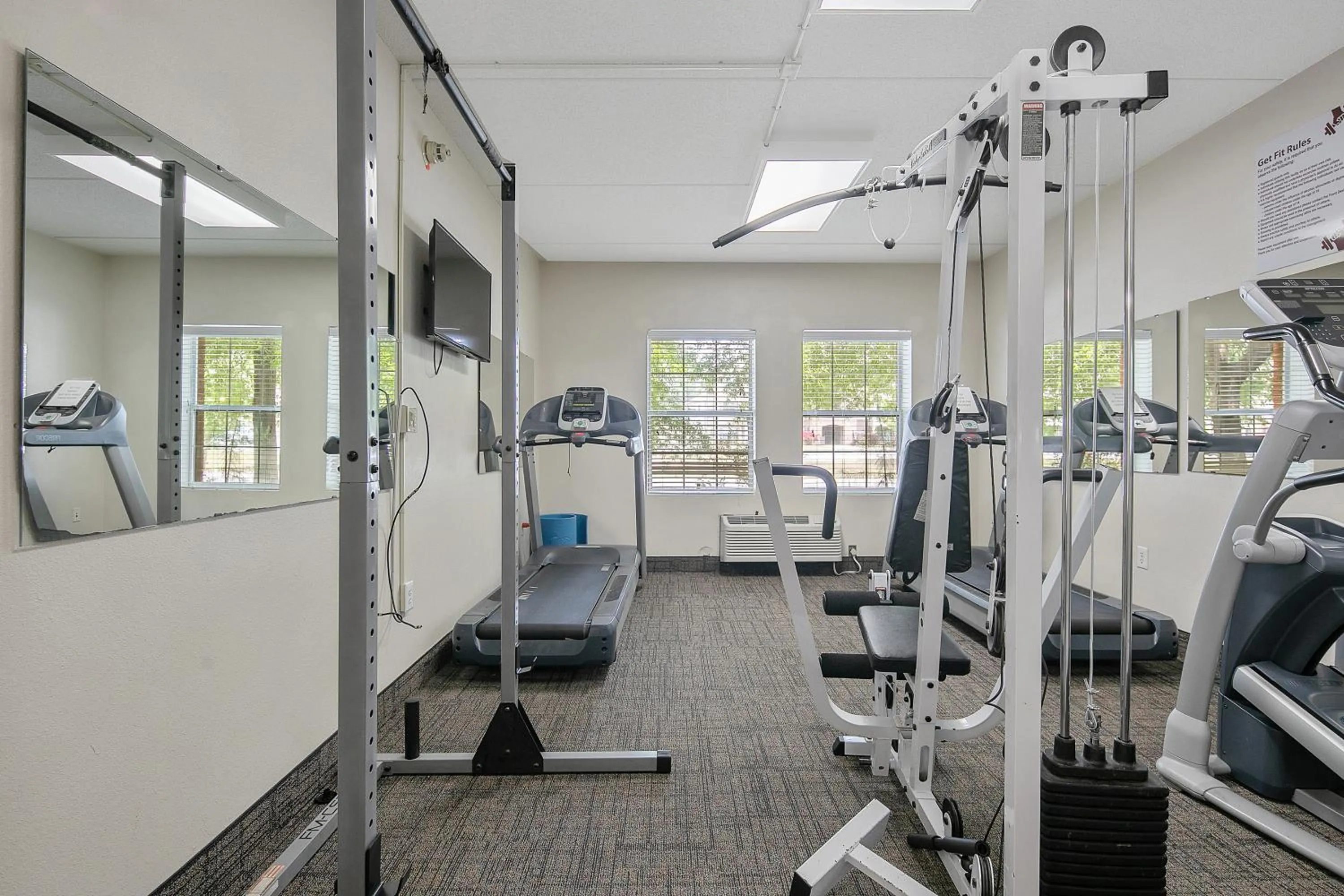 Fitness centre/facilities in The Landmark Inn