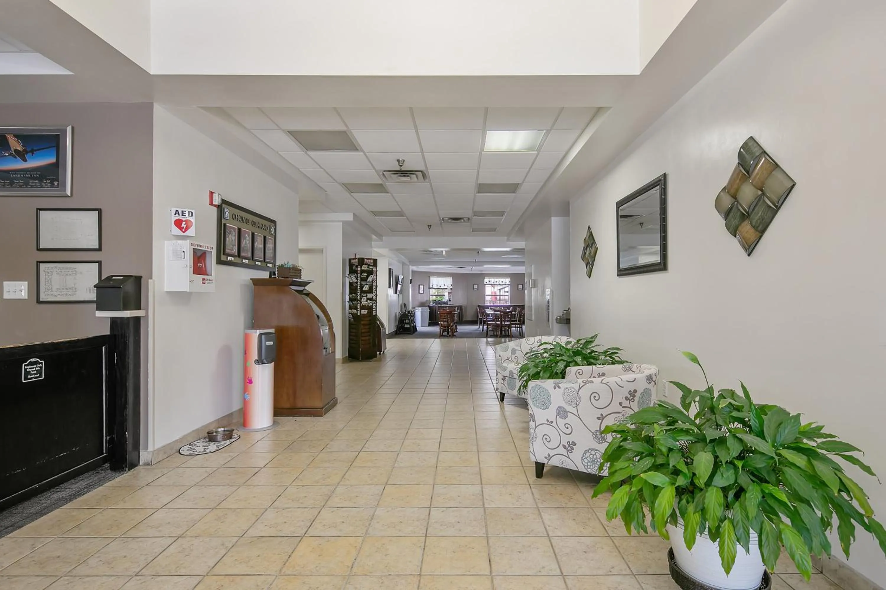 Lobby or reception in The Landmark Inn